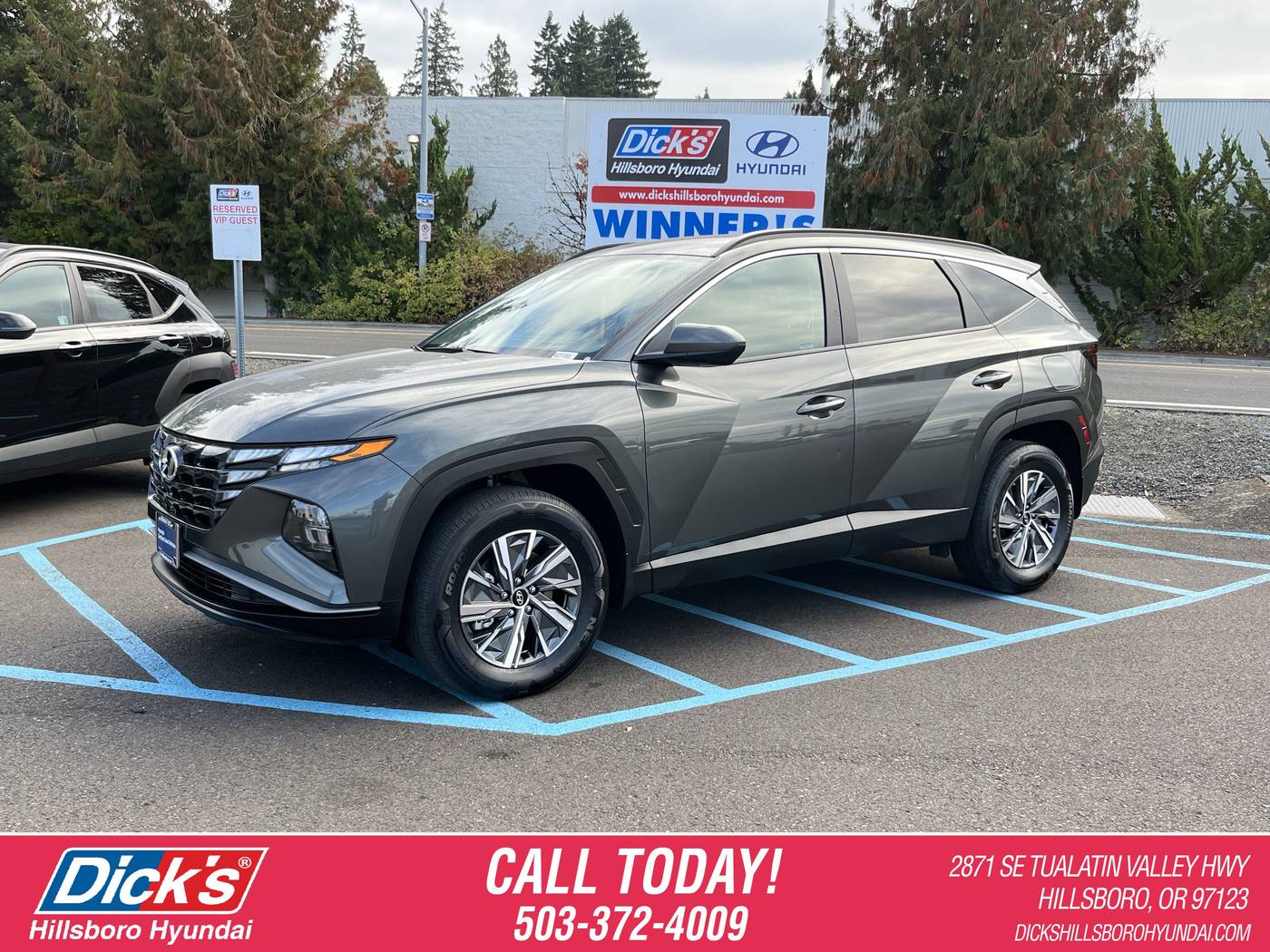 2024 Hyundai Tucson Hybrid Blue — SUV — 16,293 mi — Hillsboro, OR