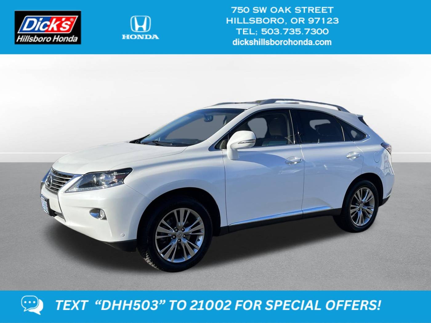 2013 Lexus RX RX 350 — SUV — 71,680 mi — Hillsboro, OR