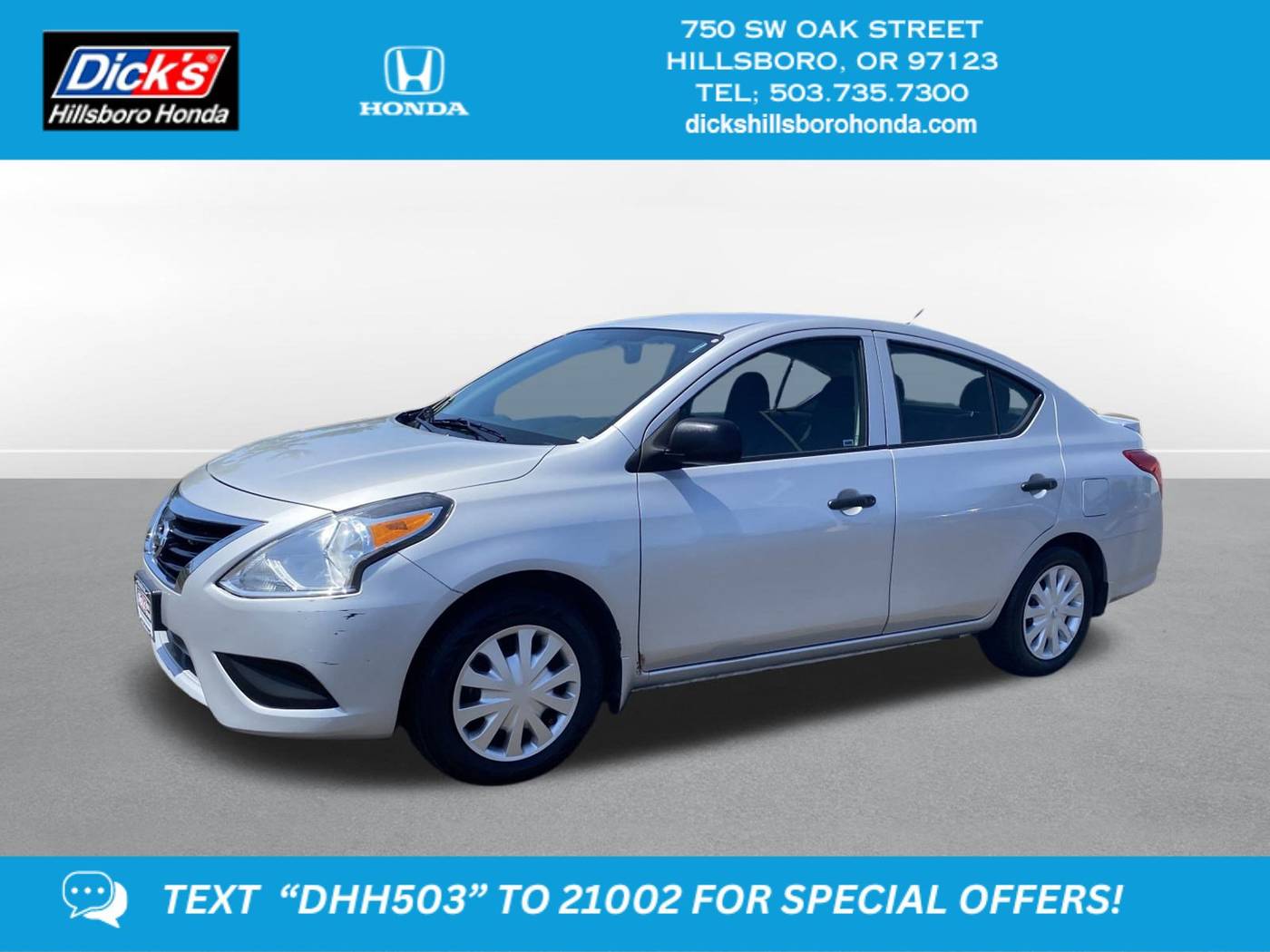 2015 Nissan Versa 1.6 S Plus — Sedan — 94,447 mi — Hillsboro, OR