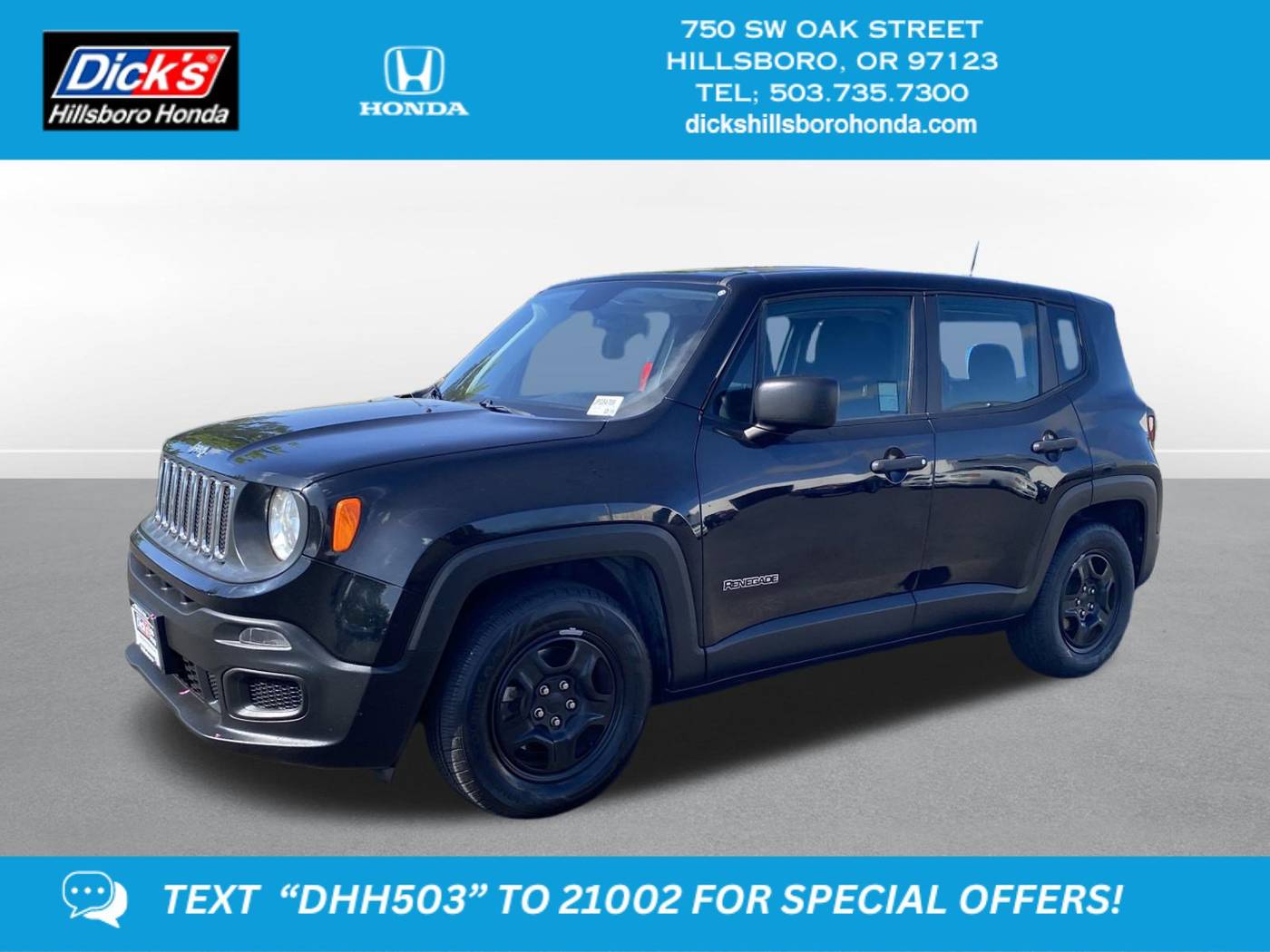 2018 Jeep Renegade Sport — SUV — 71,577 mi — Hillsboro, OR