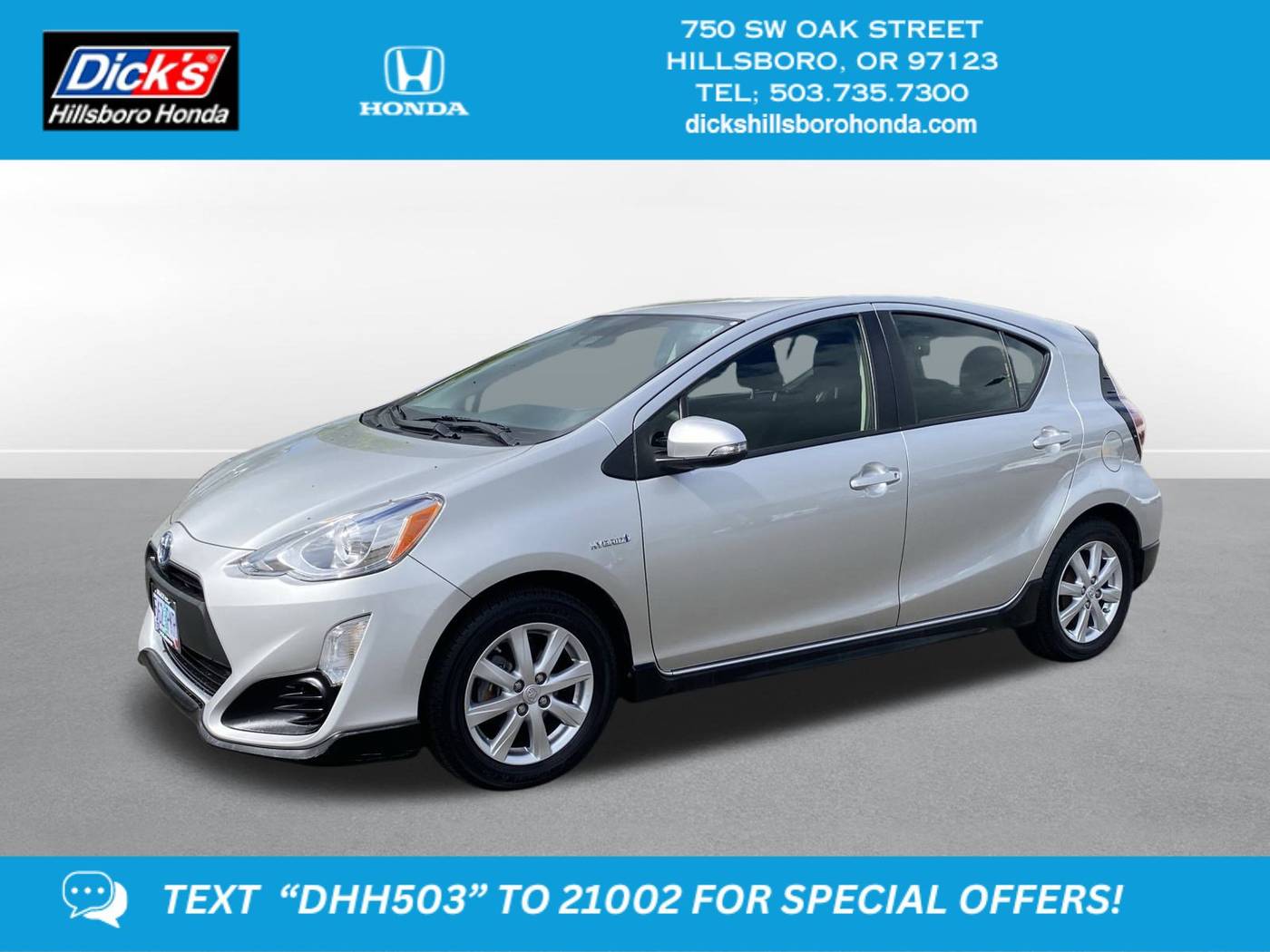 2017 Toyota Prius c One — Hatchback — 40,836 mi — Hillsboro, OR