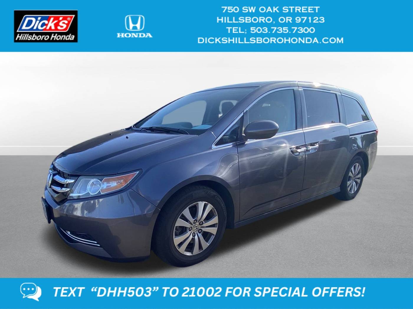 2015 Honda Odyssey EX — Minivan — 128,502 mi — Hillsboro, OR