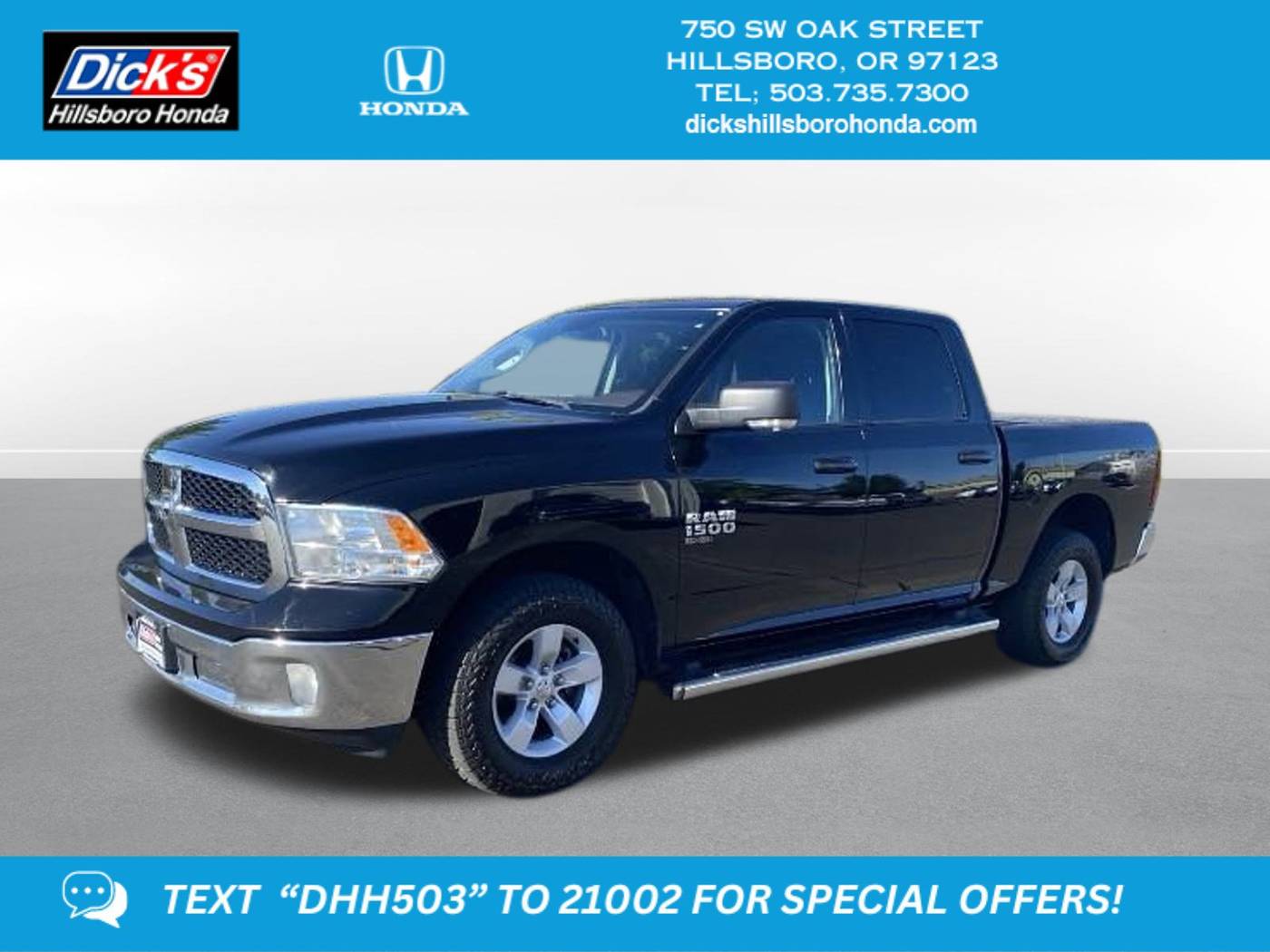 2019 Ram 1500 Classic SLT — Pickup Truck — 121,660 mi — Hillsboro, OR