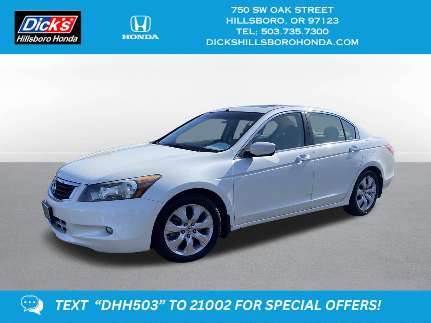 2008 Honda Accord EX-L V6 — Sedan — 132,947 mi — Hillsboro, OR