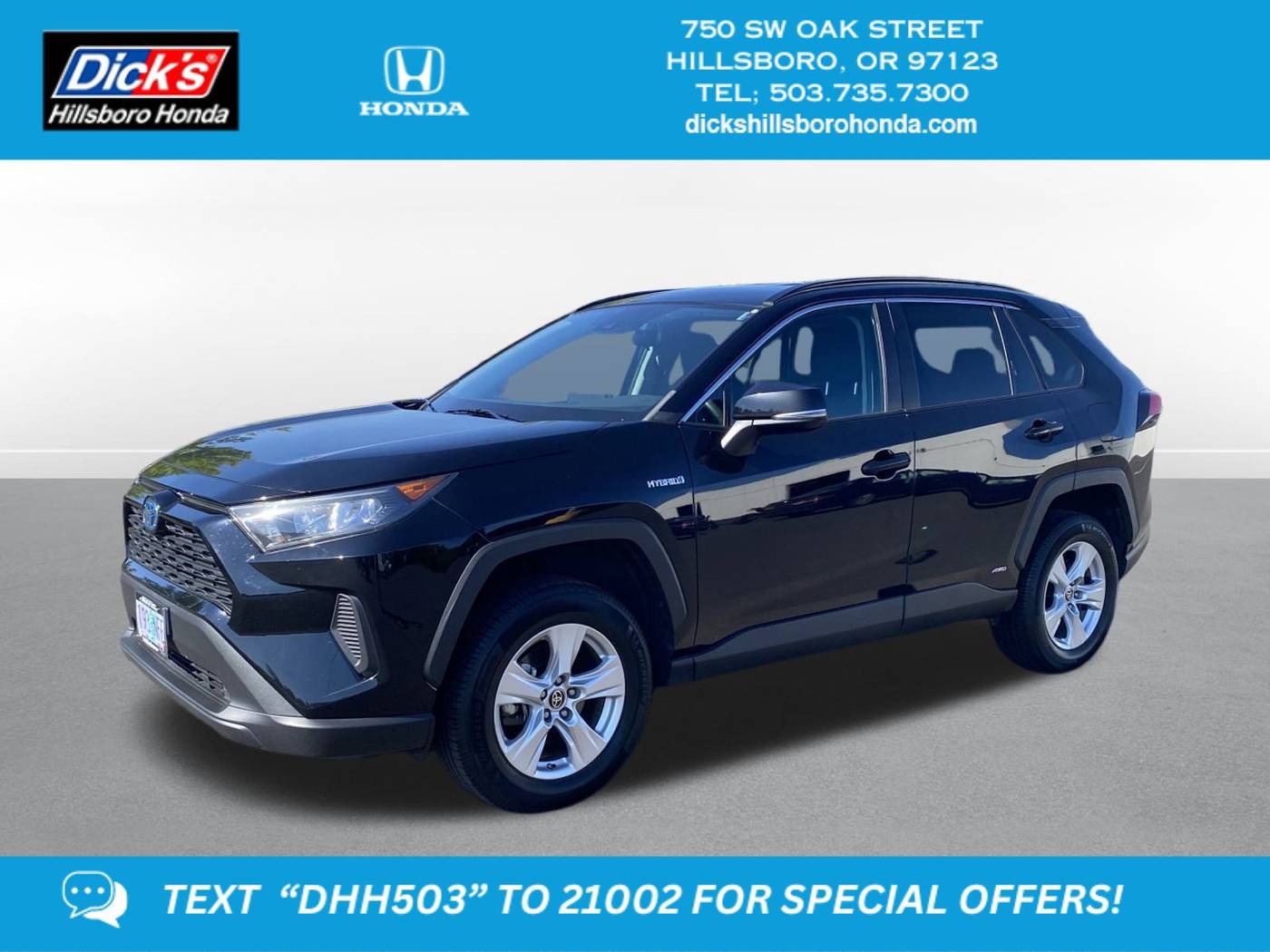 2021 Toyota RAV4 Hybrid LE — SUV — 78,097 mi — Hillsboro, OR