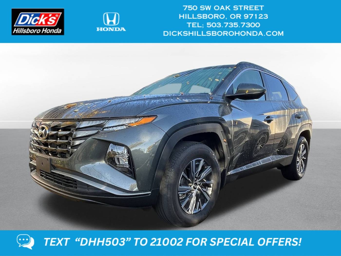 2024 Hyundai Tucson Hybrid Blue — SUV — 13,170 mi — Hillsboro, OR