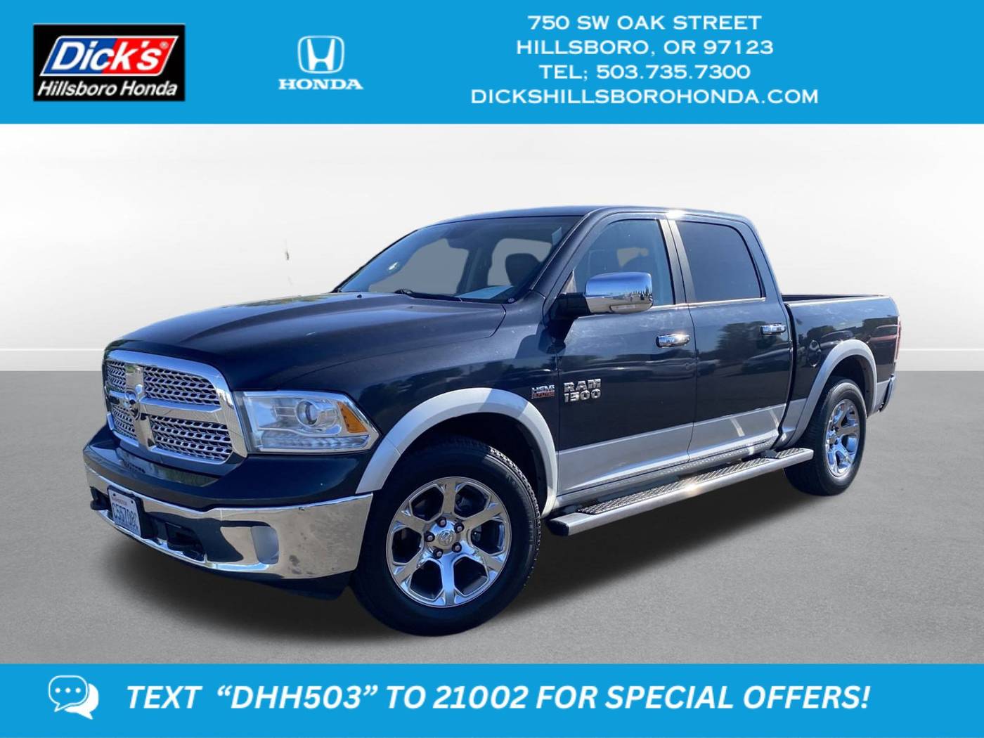 2013 Ram 1500 Laramie — Pickup Truck — 162,426 mi — Hillsboro, OR