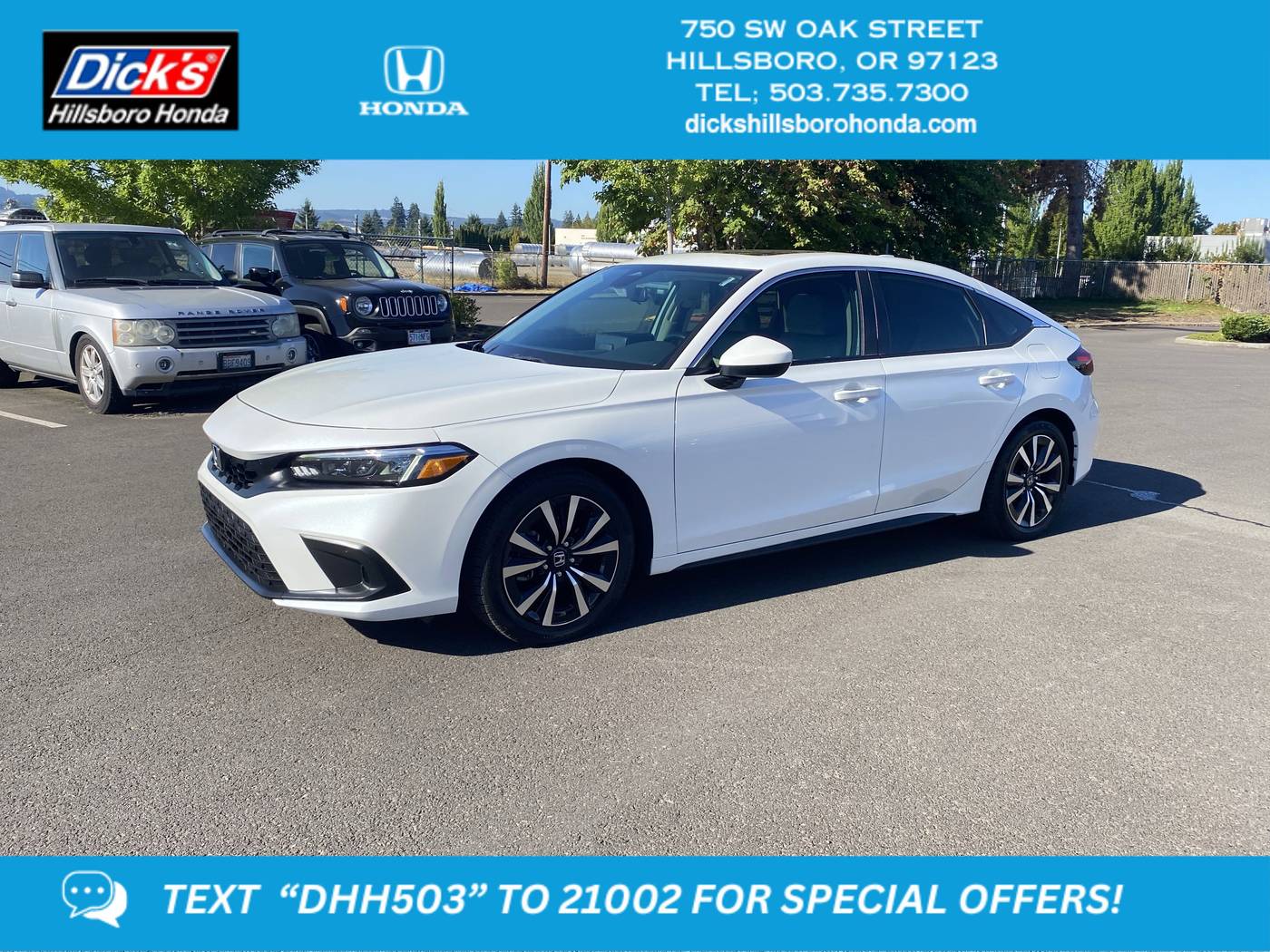 2023 Honda Civic EX-L — Hatchback — 31,636 mi — Hillsboro, OR
