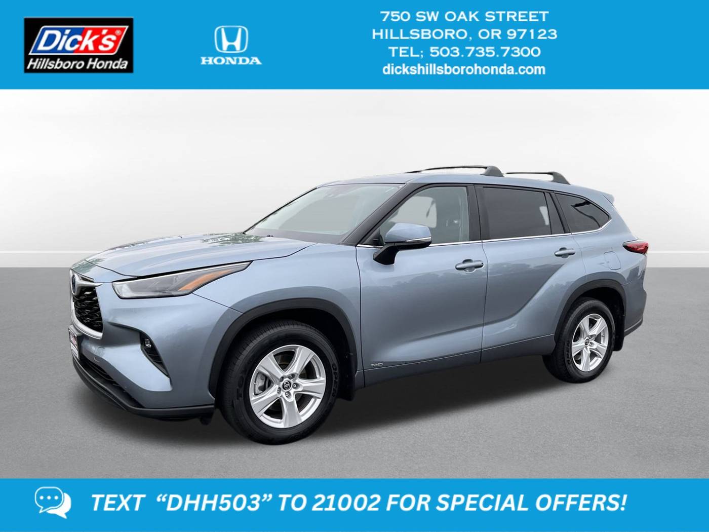 2023 Toyota Highlander Hybrid LE — SUV — 37,175 mi — Hillsboro, OR