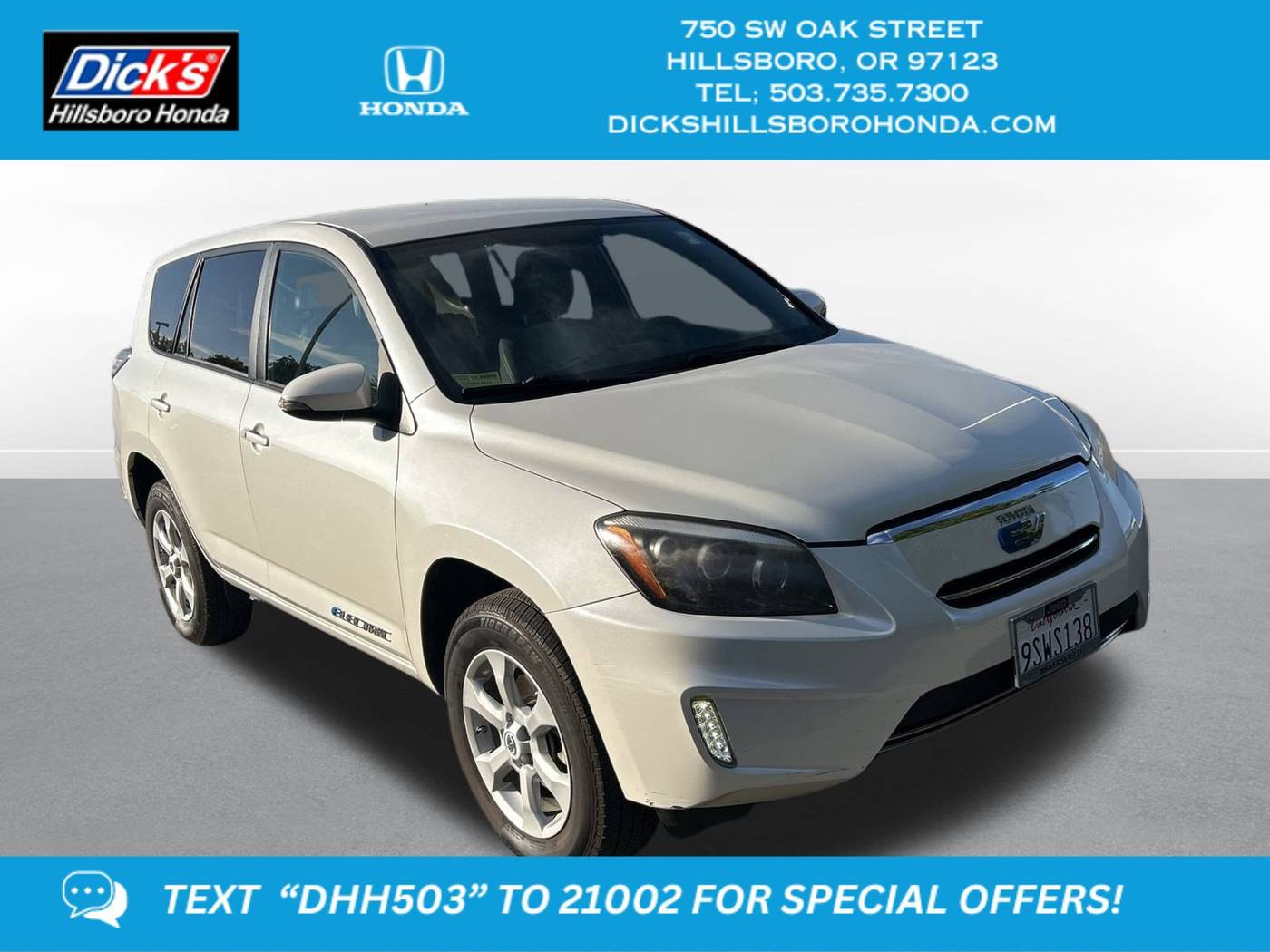 2014 Toyota RAV4 EV — SUV — 44,587 mi — Hillsboro, OR