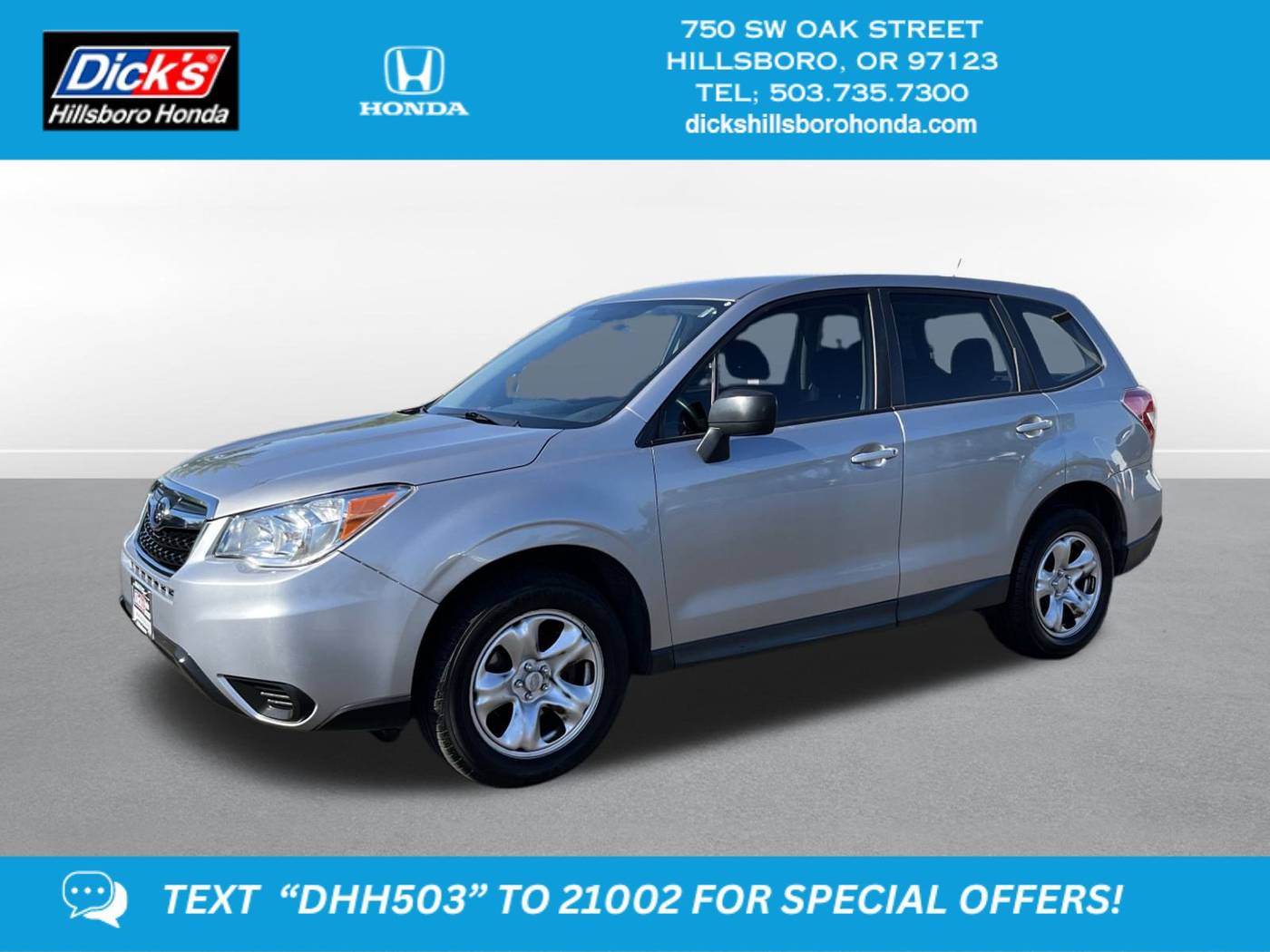 2015 Subaru Forester 2.5i — SUV — 121,749 mi — Hillsboro, OR