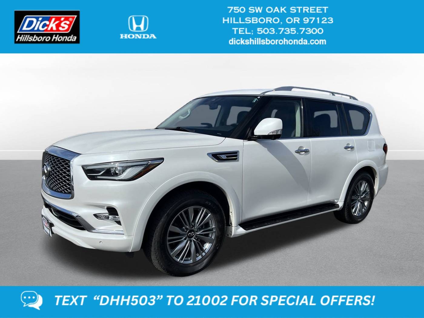 2023 INFINITI QX80 LUXE — SUV — 56,299 mi — Hillsboro, OR