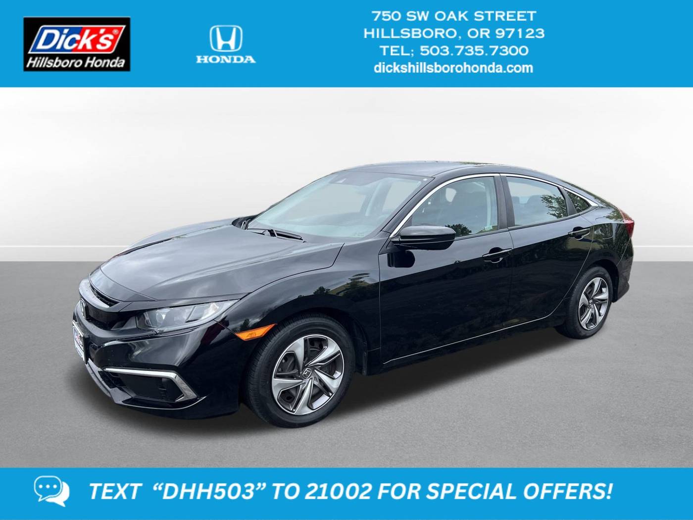 2021 Honda Civic LX — Sedan — 37,573 mi — Hillsboro, OR