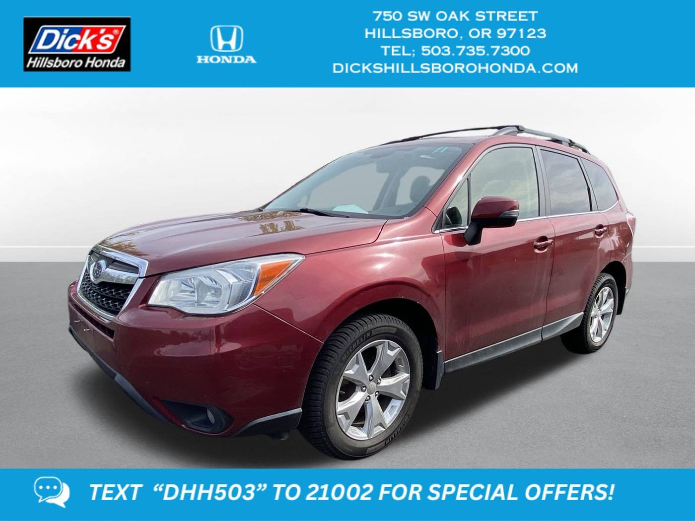 2014 Subaru Forester 2.5i Touring — SUV — 126,847 mi — Hillsboro, OR