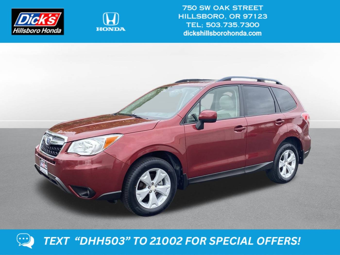 2016 Subaru Forester 2.5i Premium — SUV — 114,809 mi — Hillsboro, OR