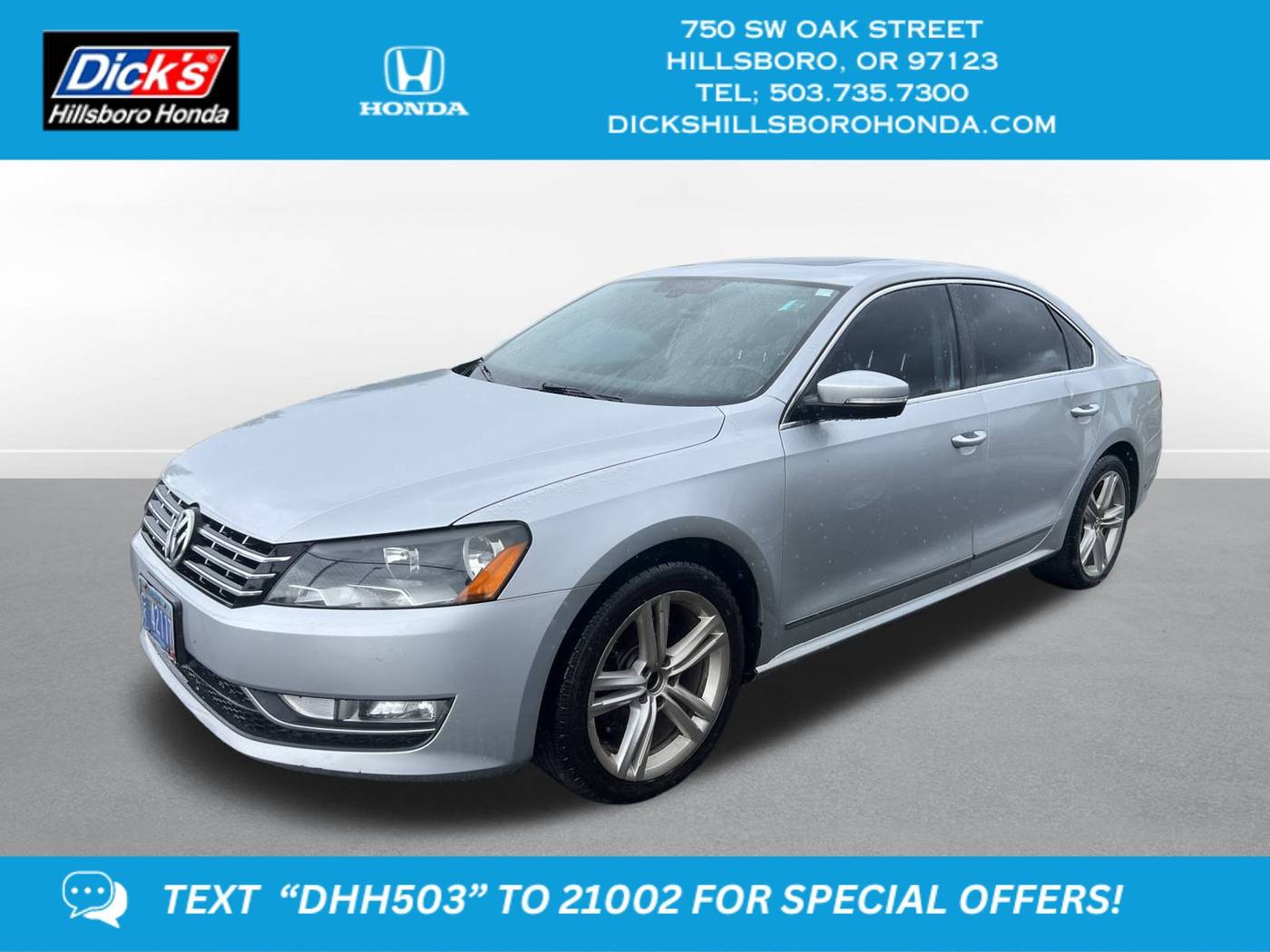 2013 Volkswagen Passat TDI SEL Premium — Sedan — 142,052 mi — Hillsboro, OR