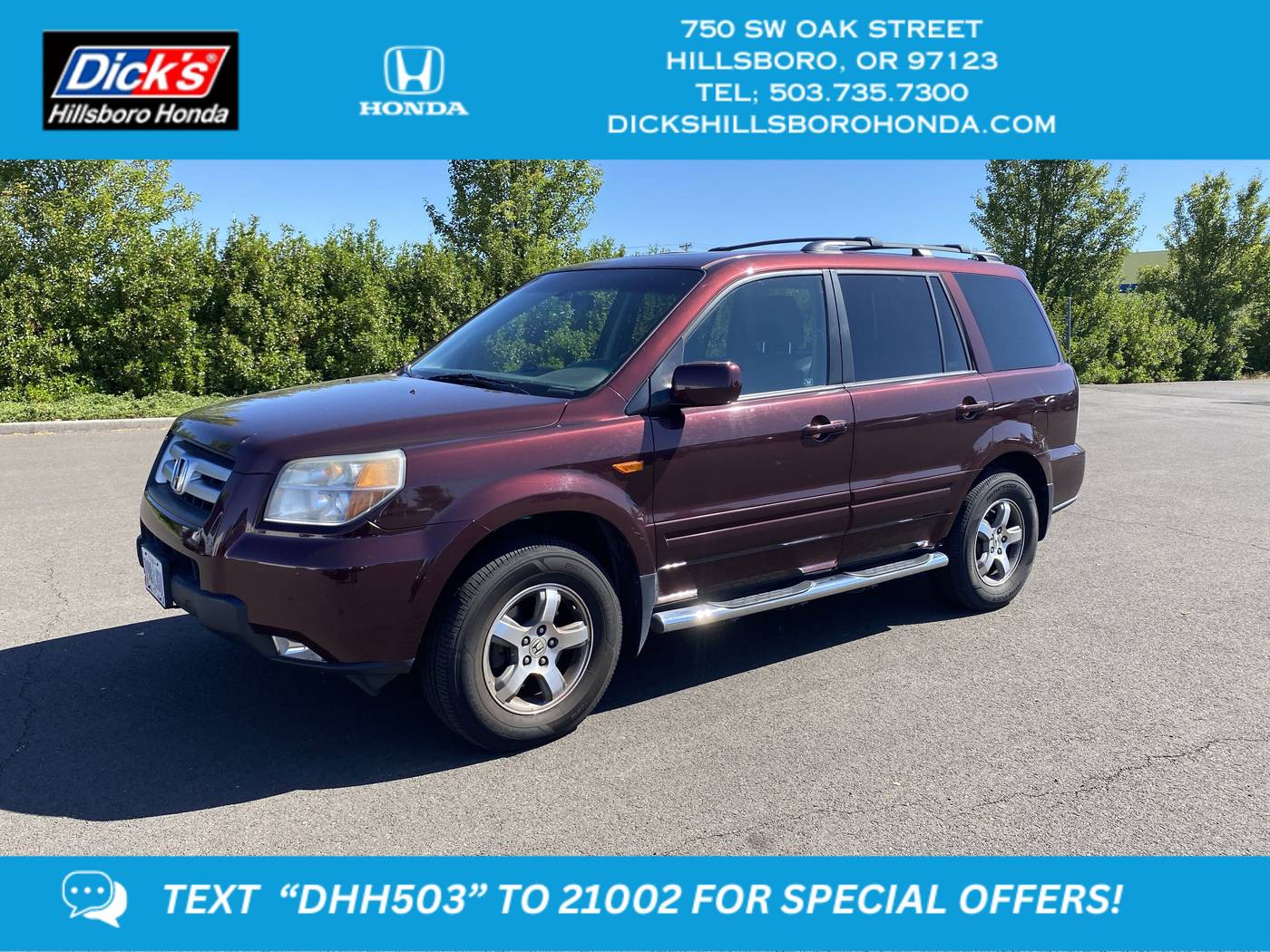 2007 Honda Pilot EX-L — SUV — 195,873 mi — Hillsboro, OR