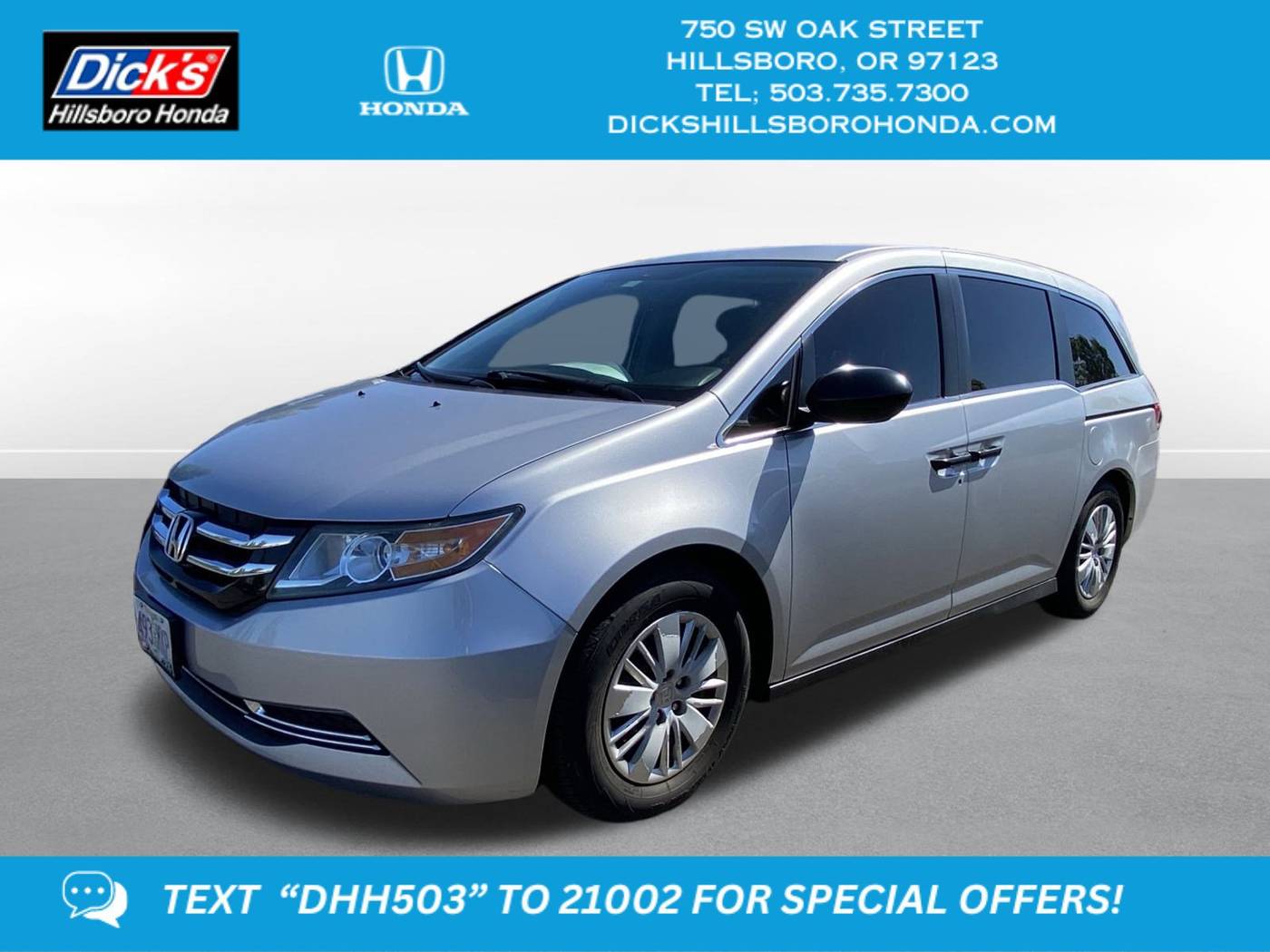 2014 Honda Odyssey LX — Minivan — 114,174 mi — Hillsboro, OR
