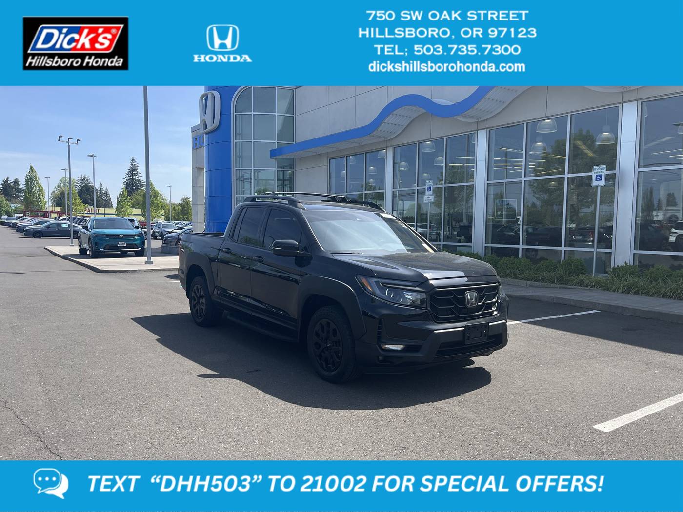 2022 Honda Ridgeline Black Edition — Pickup Truck — 27,459 mi — Hillsboro, OR