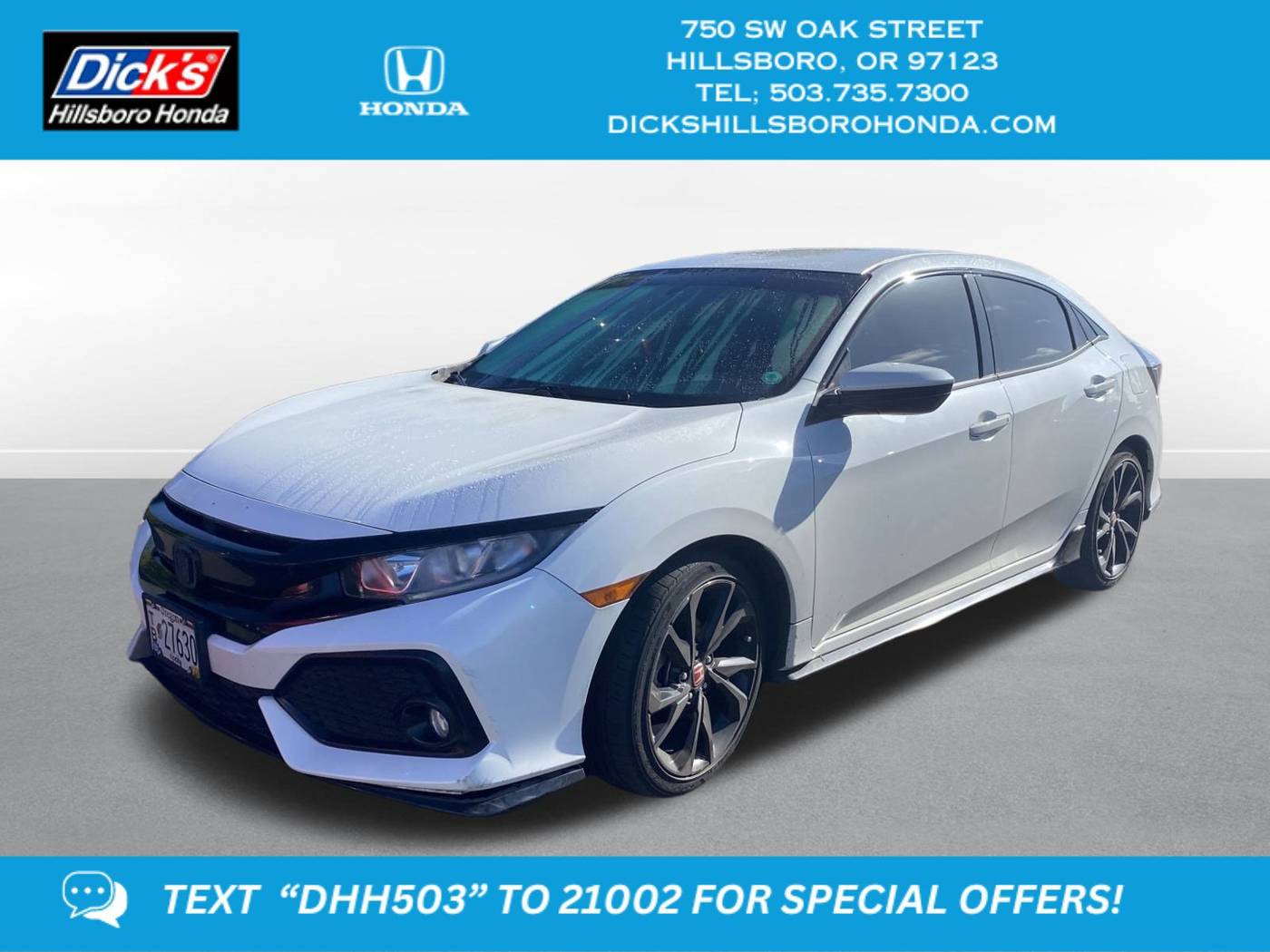 2017 Honda Civic Sport — Hatchback — 60,947 mi — Hillsboro, OR