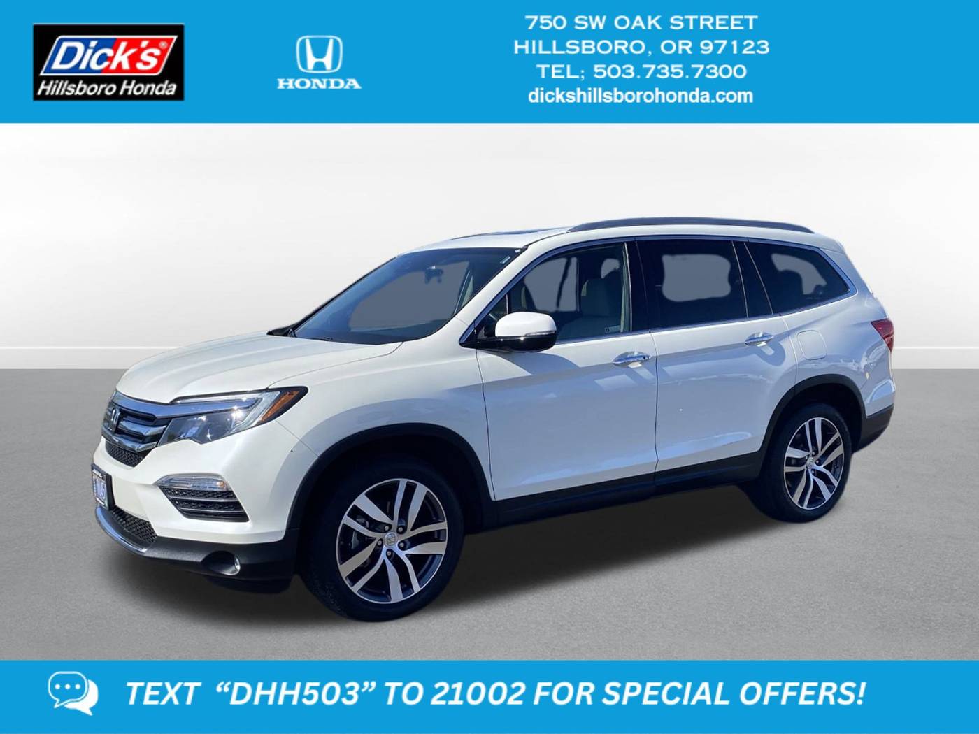 2017 Honda Pilot Touring — SUV — 64,056 mi — Hillsboro, OR