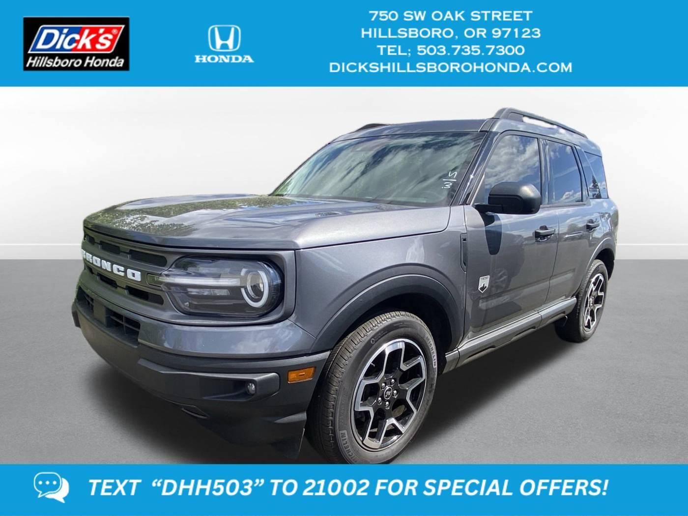 2021 Ford Bronco Sport Big Bend — SUV — 60,948 mi — Hillsboro, OR