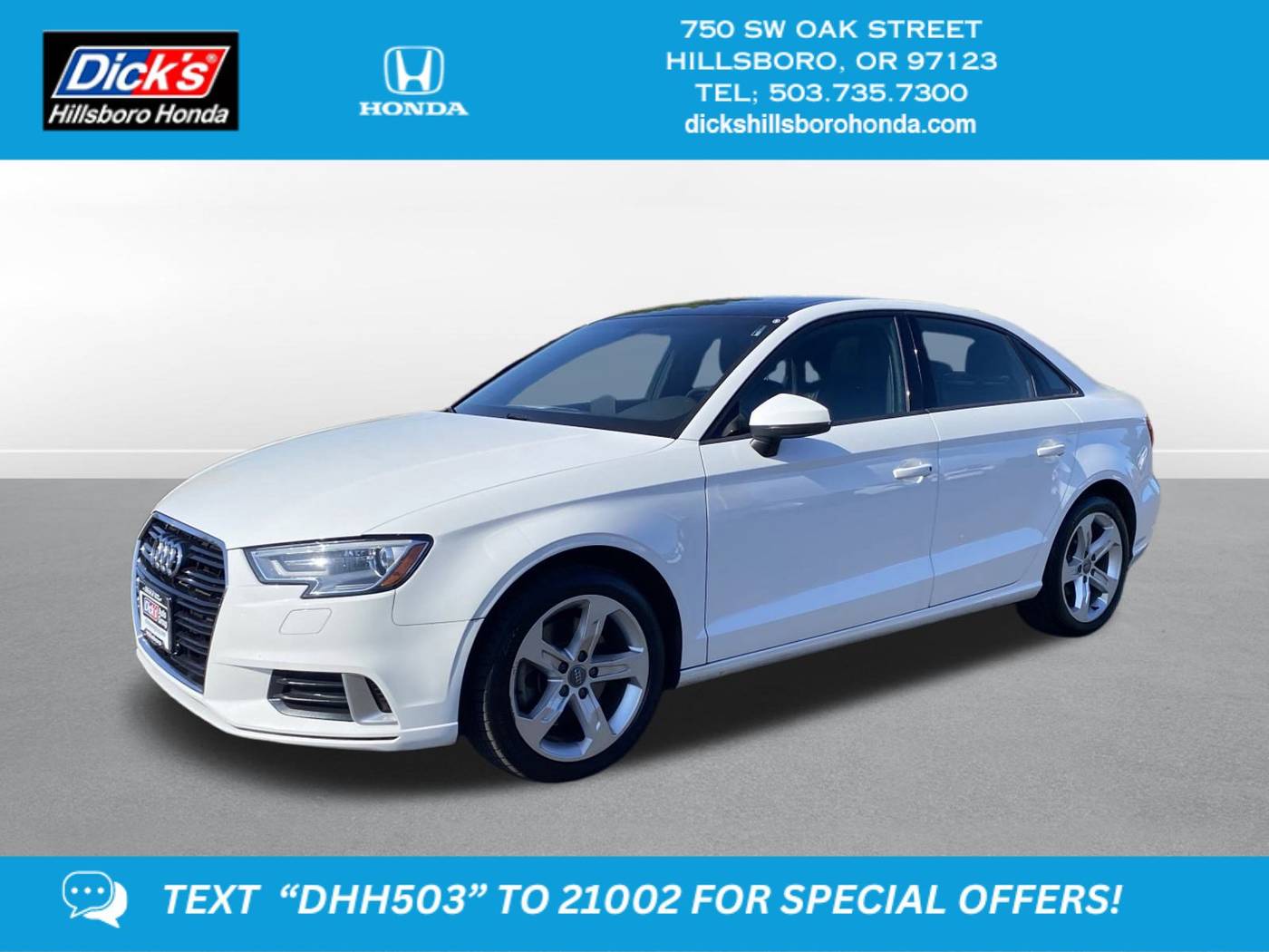 2017 Audi A3 Premium — Sedan — 71,444 mi — Hillsboro, OR