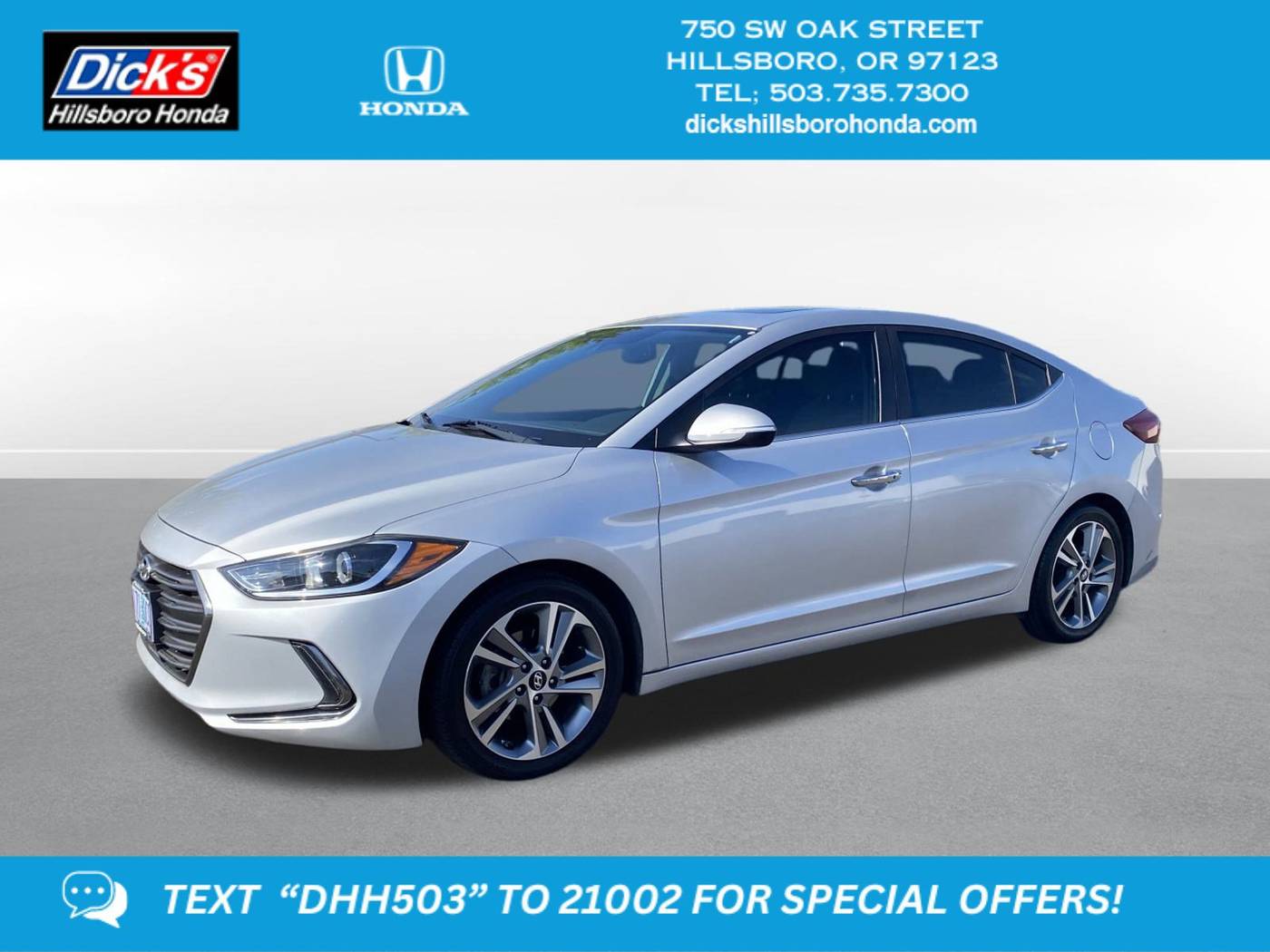 2017 Hyundai Elantra Limited — Sedan — 70,791 mi — Hillsboro, OR