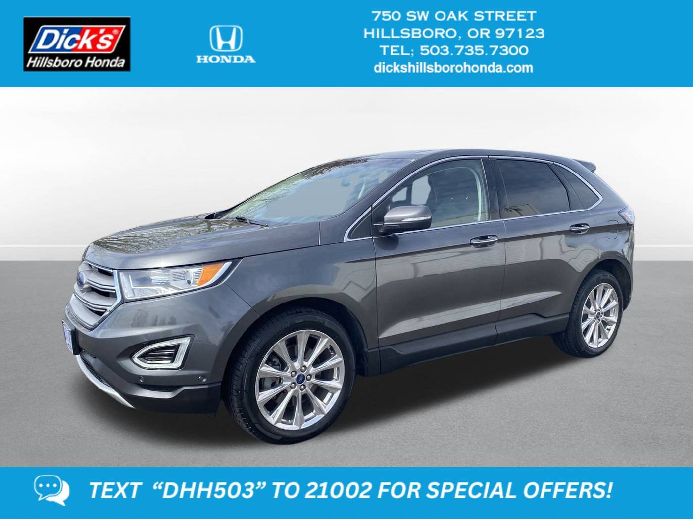 2017 Ford Edge Titanium — SUV — 87,836 mi — Hillsboro, OR