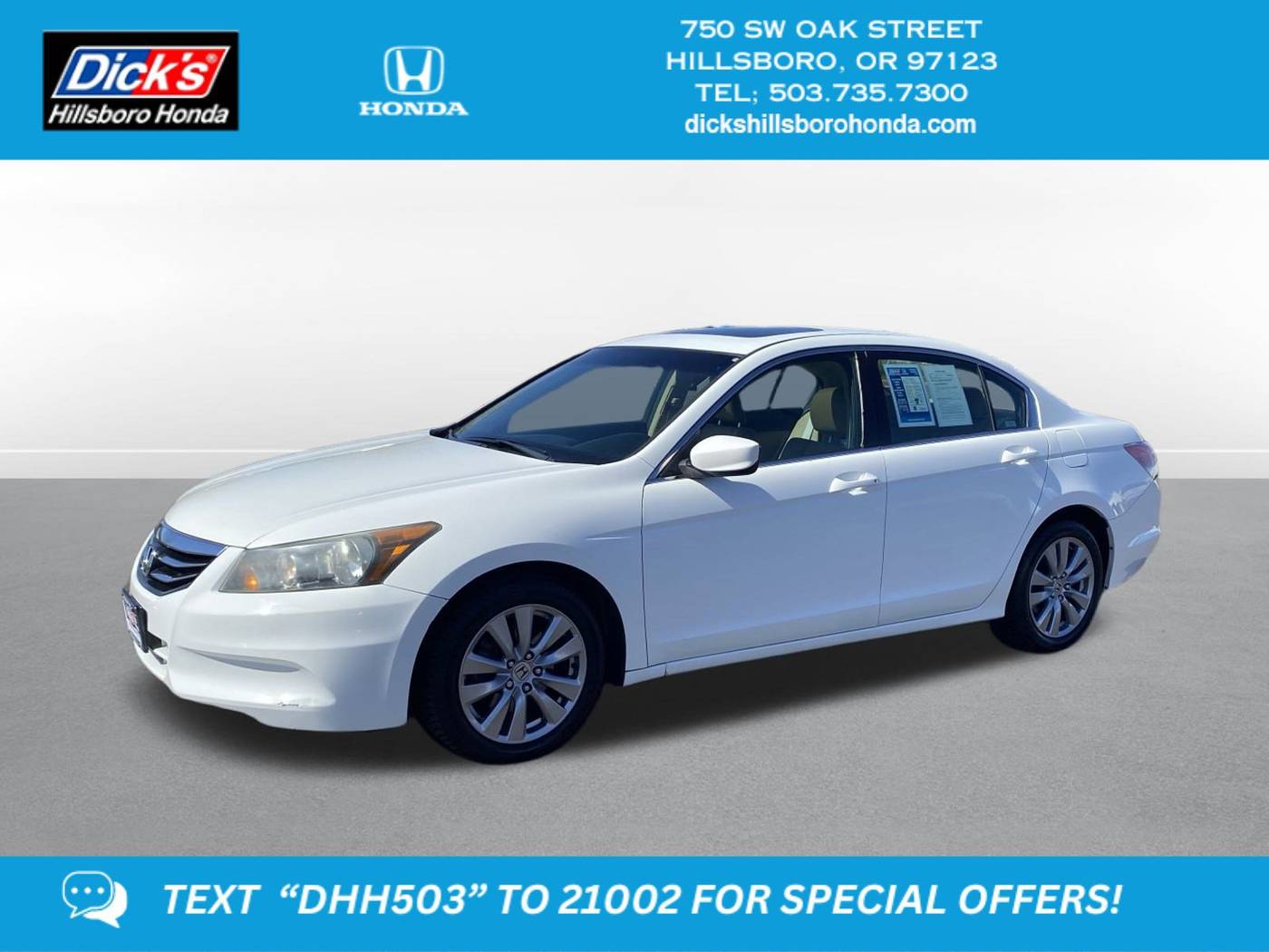 2011 Honda Accord EX-L — Sedan — 123,758 mi — Hillsboro, OR