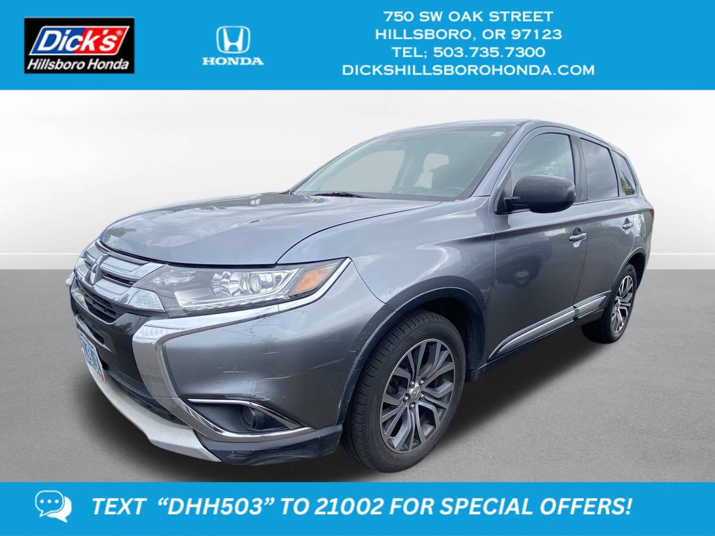 2016 Mitsubishi Outlander SE — SUV — 170,148 mi — Hillsboro, OR