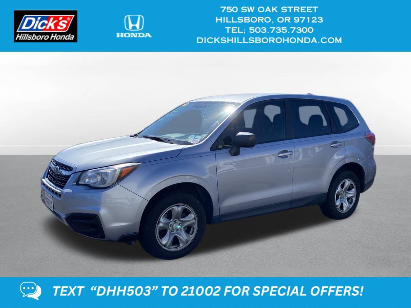 2018 Subaru Forester 2.5i — SUV — 82,629 mi — Hillsboro, OR