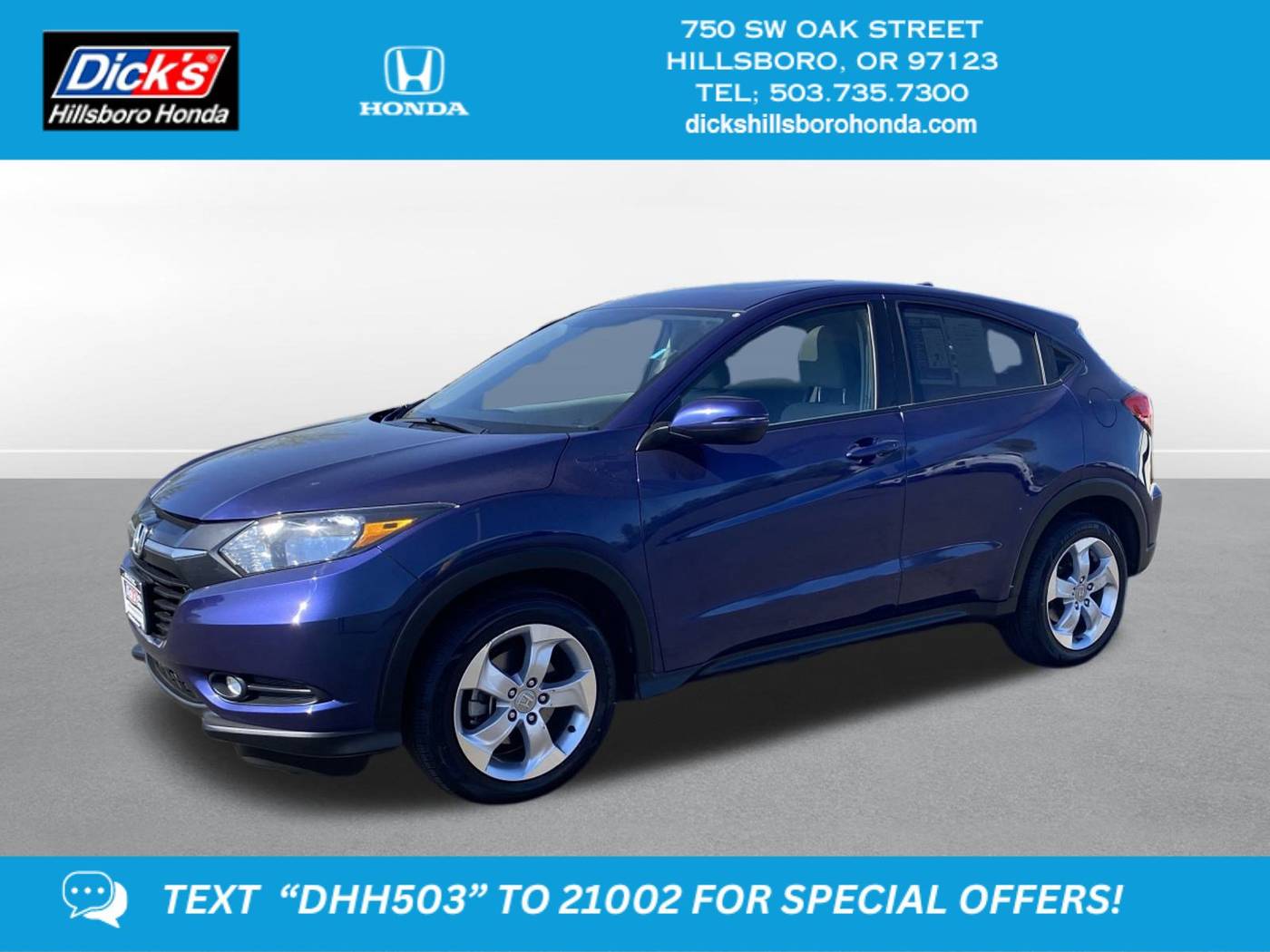 2016 Honda HR-V EX — SUV — 76,519 mi — Hillsboro, OR