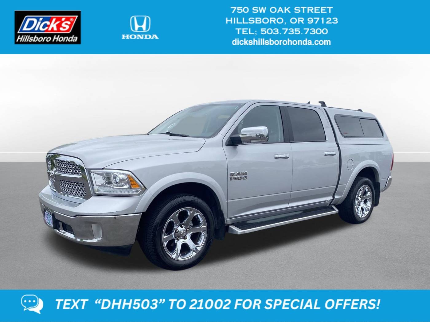 2017 Ram 1500 Laramie — Pickup Truck — 88,964 mi — Hillsboro, OR