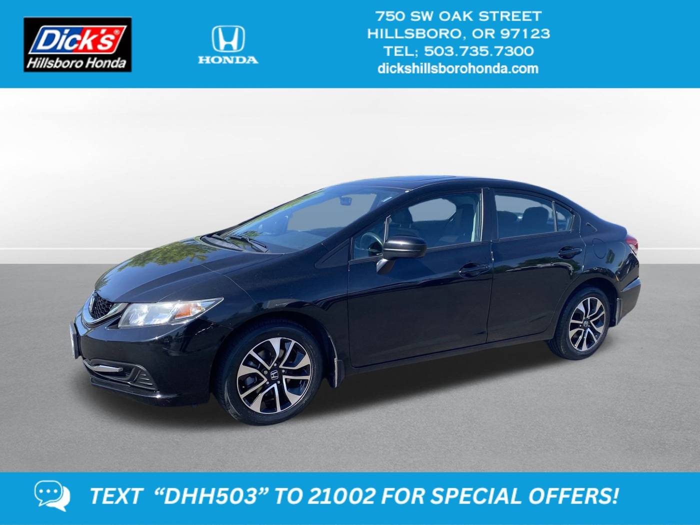2015 Honda Civic EX — Sedan — 115,348 mi — Hillsboro, OR
