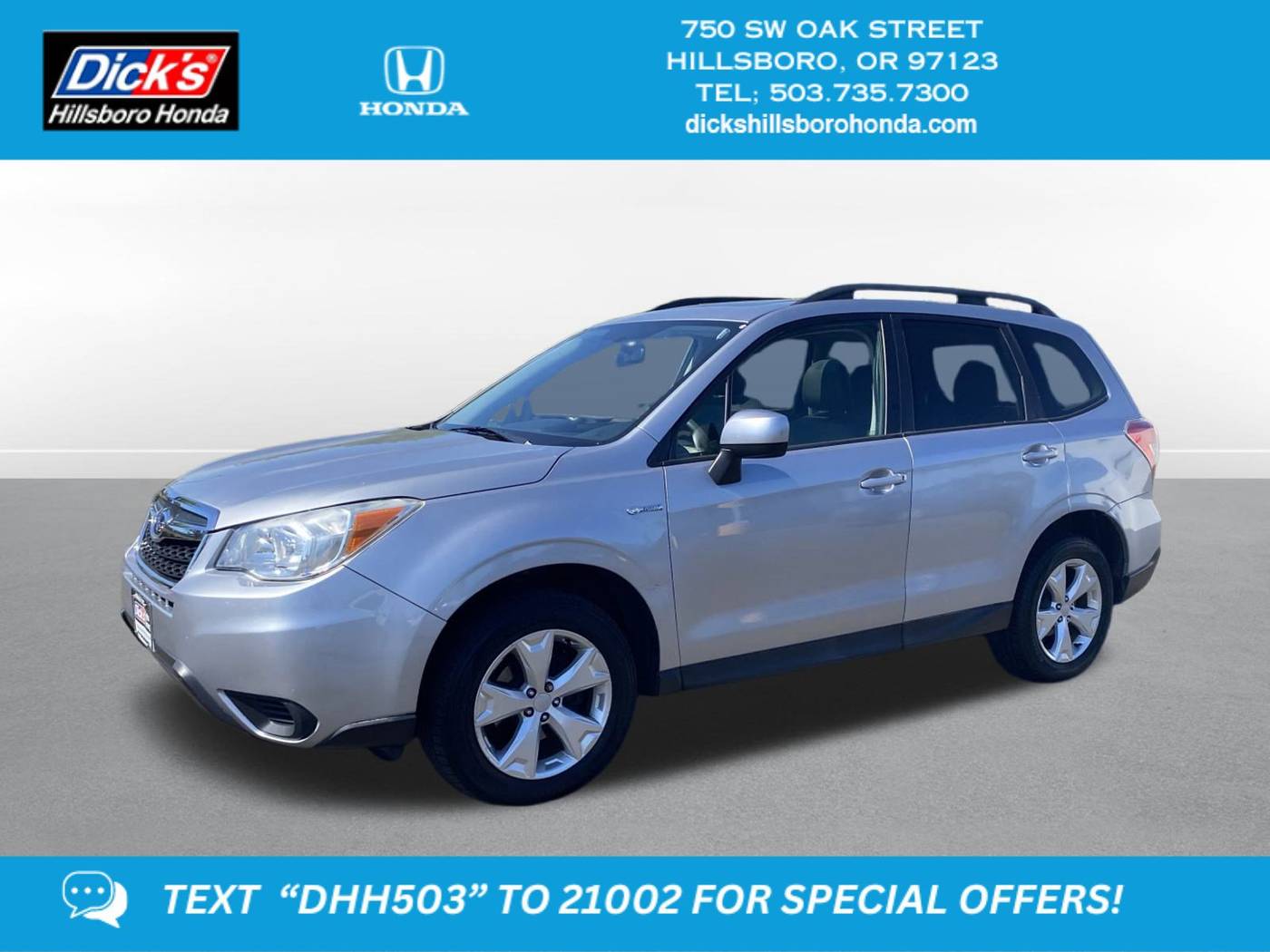 2015 Subaru Forester 2.5i Premium — SUV — 82,902 mi — Hillsboro, OR