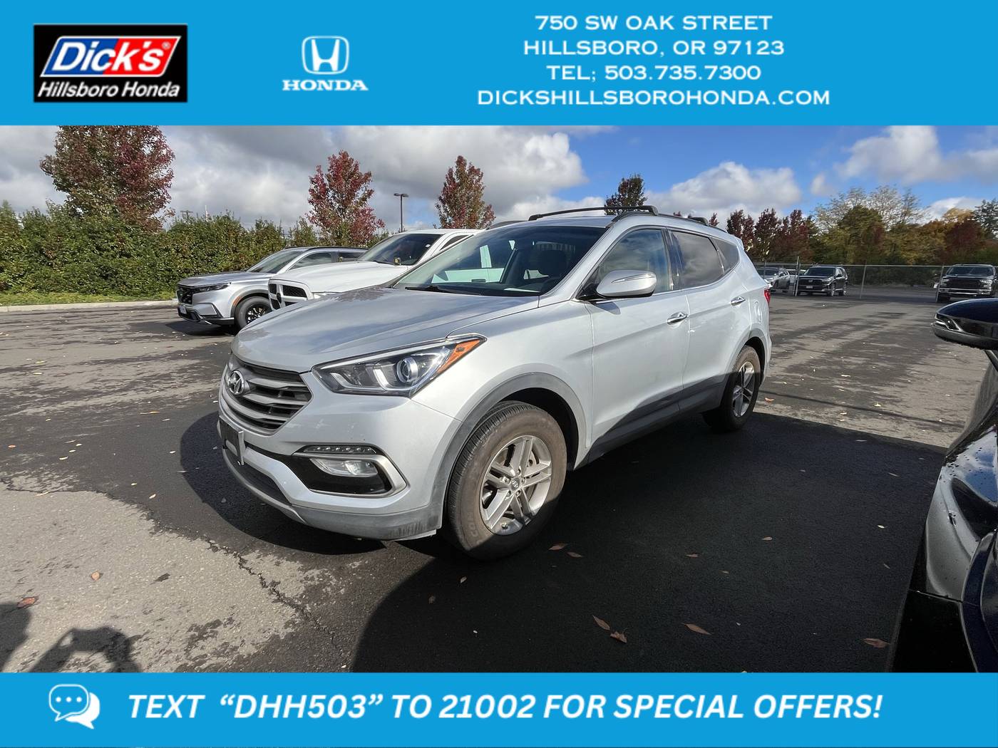 2018 Hyundai Santa Fe Sport Base — SUV — 82,293 mi — Hillsboro, OR
