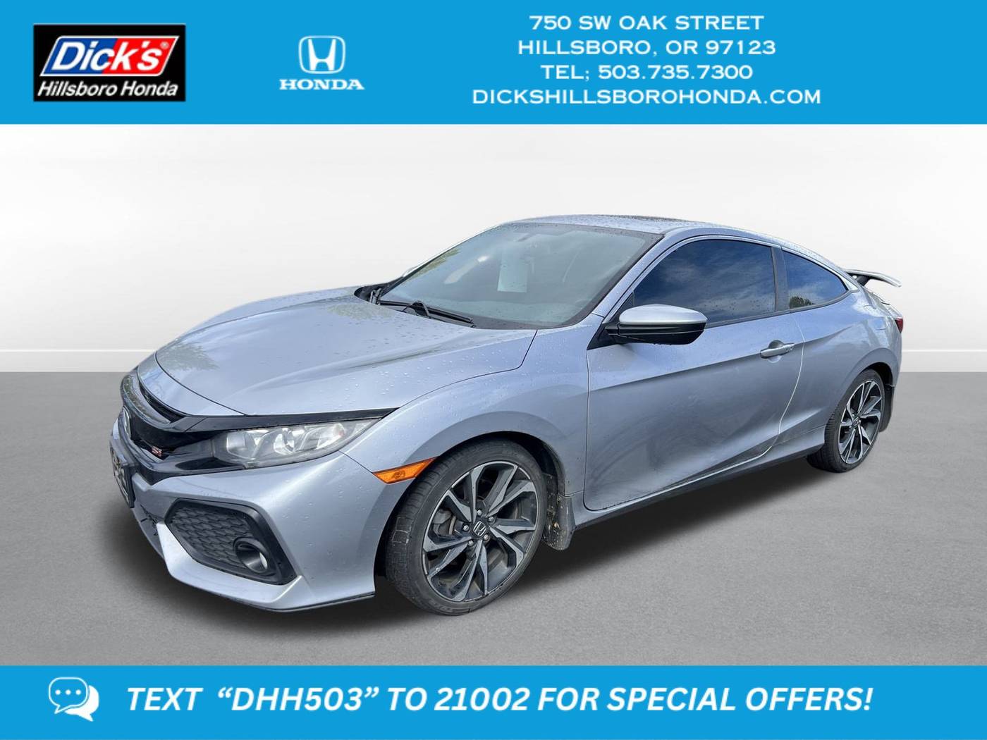 2017 Honda Civic Si — Coupe — 87,075 mi — Hillsboro, OR