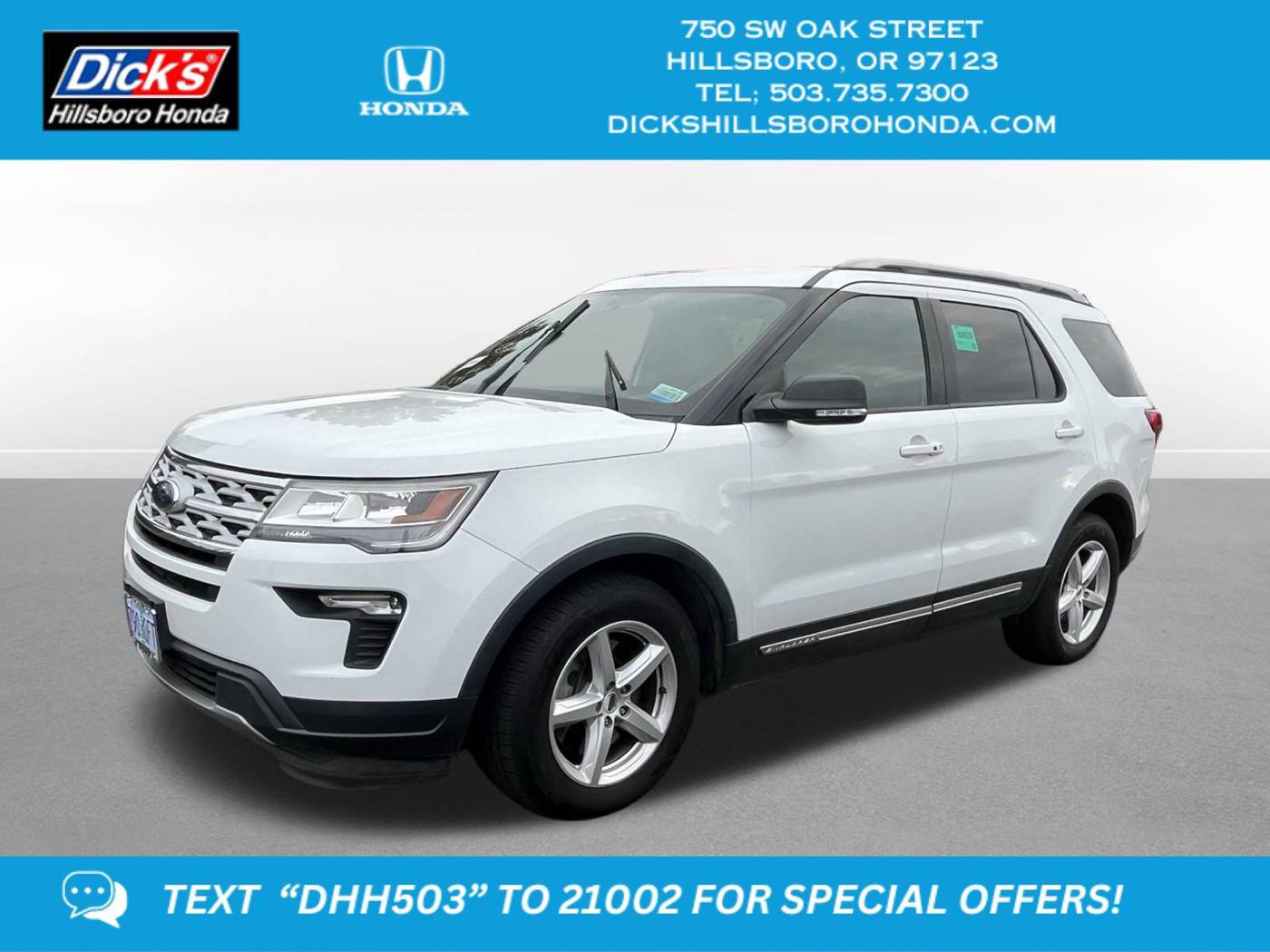 2019 Ford Explorer XLT — SUV — 56,830 mi — Hillsboro, OR