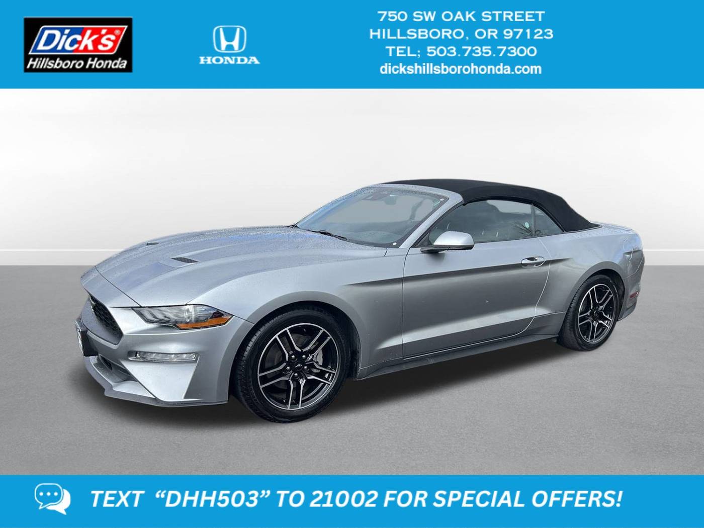 2022 Ford Mustang EcoBoost Premium — Convertible — 53,498 mi — Hillsboro, OR