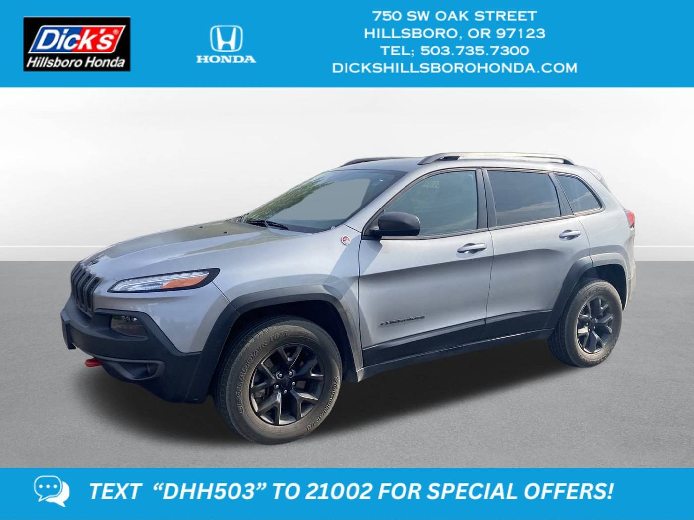 2015 Jeep Cherokee Trailhawk — SUV — 64,188 mi — Hillsboro, OR