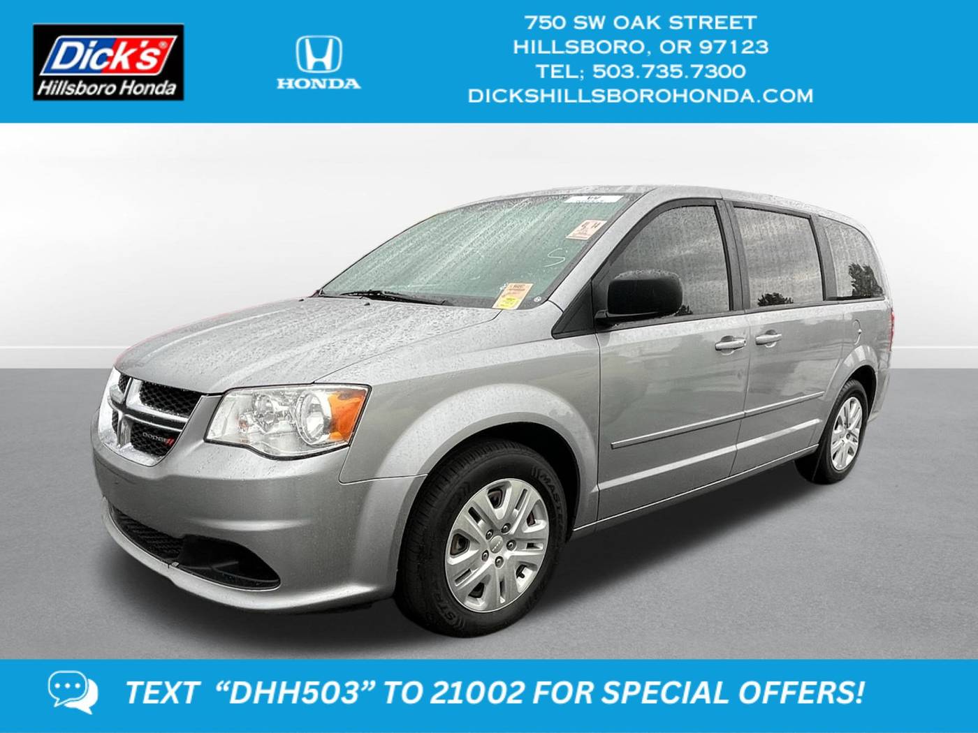 2017 Dodge Grand Caravan SE — Minivan — 117,674 mi — Hillsboro, OR