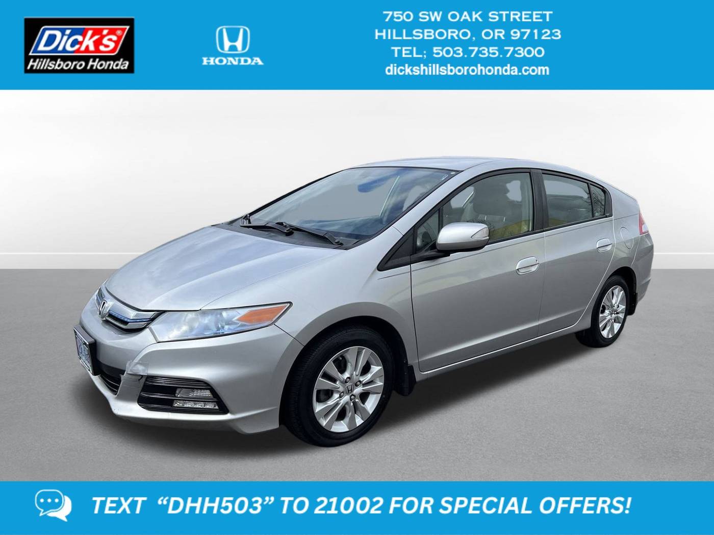 2012 Honda Insight EX — Hatchback — 63,277 mi — Hillsboro, OR