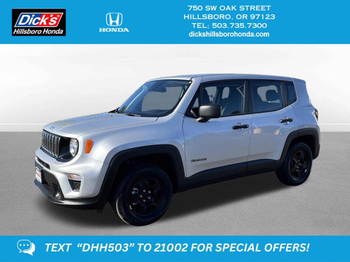 2021 Jeep Renegade Sport — SUV — 4,048 mi — Hillsboro, OR