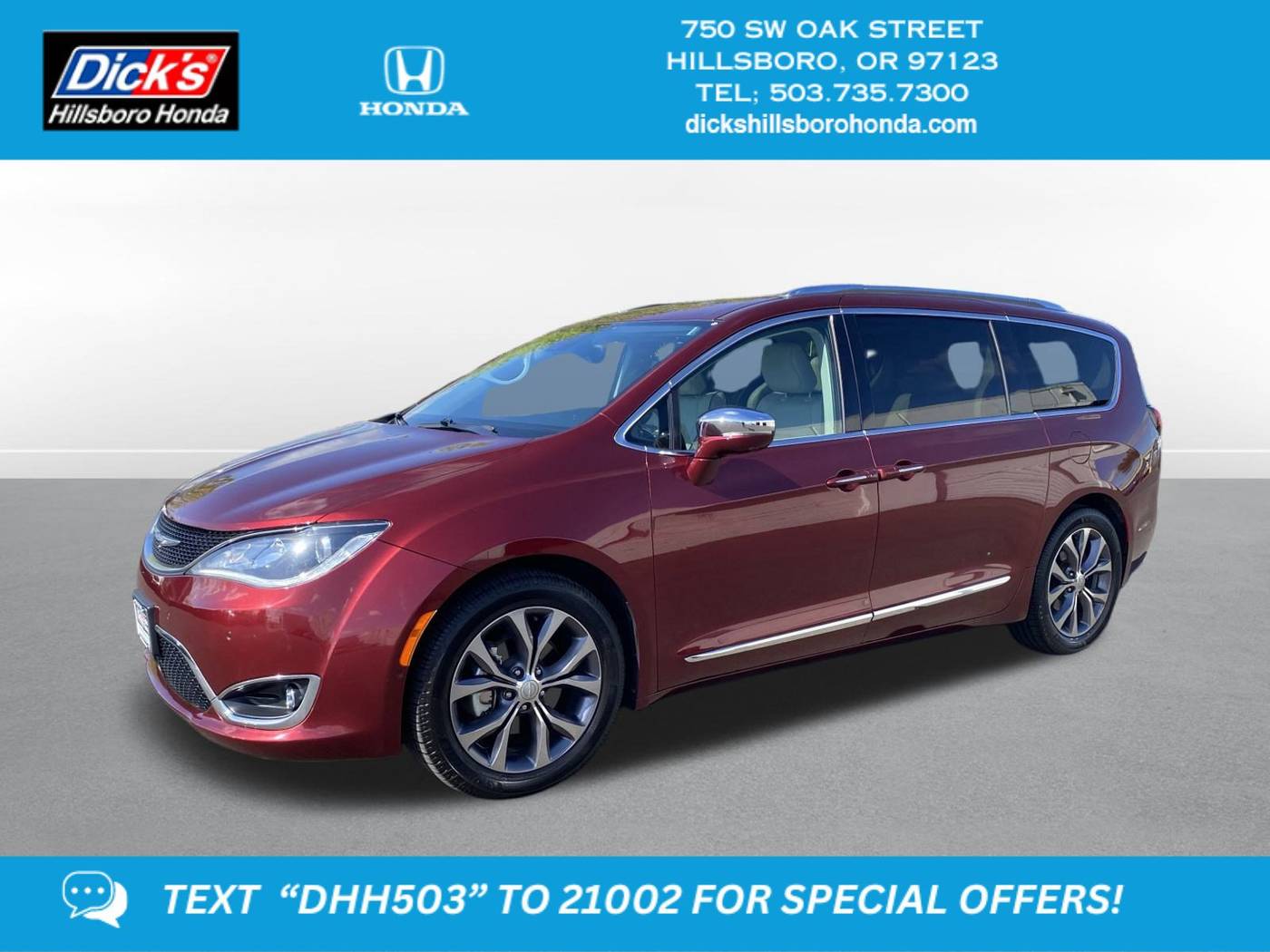 2017 Chrysler Pacifica Limited — Minivan — 40,419 mi — Hillsboro, OR