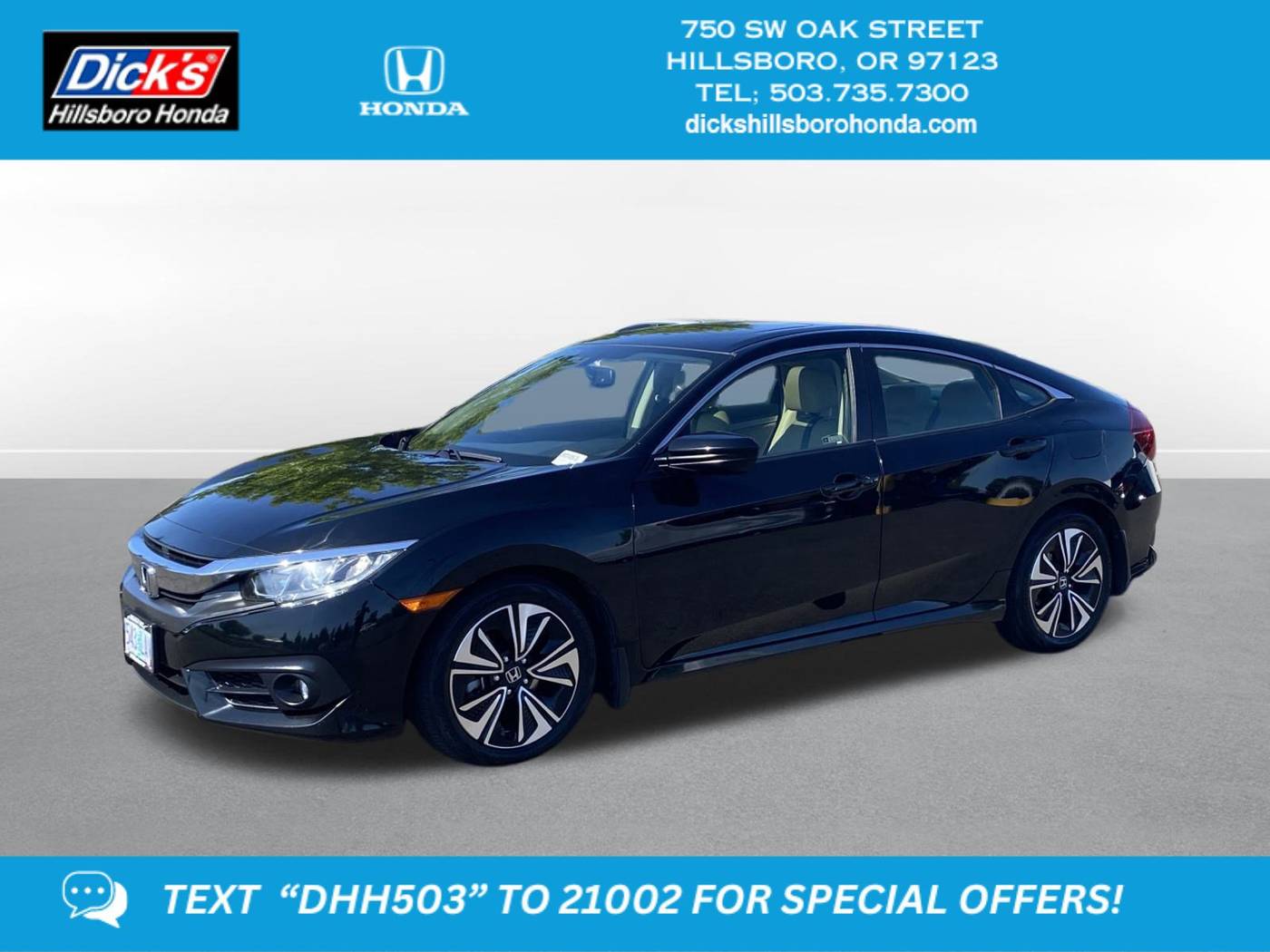 2018 Honda Civic EX-L — Sedan — 69,997 mi — Hillsboro, OR