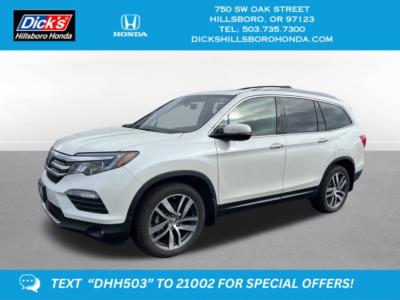 2017 Honda Pilot Elite — SUV — 94,438 mi — Hillsboro, OR