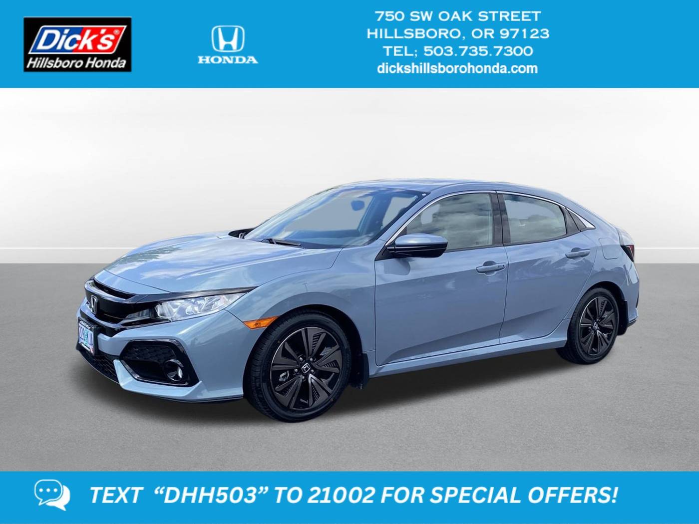 2018 Honda Civic EX-L Navi — Hatchback — 45,101 mi — Hillsboro, OR