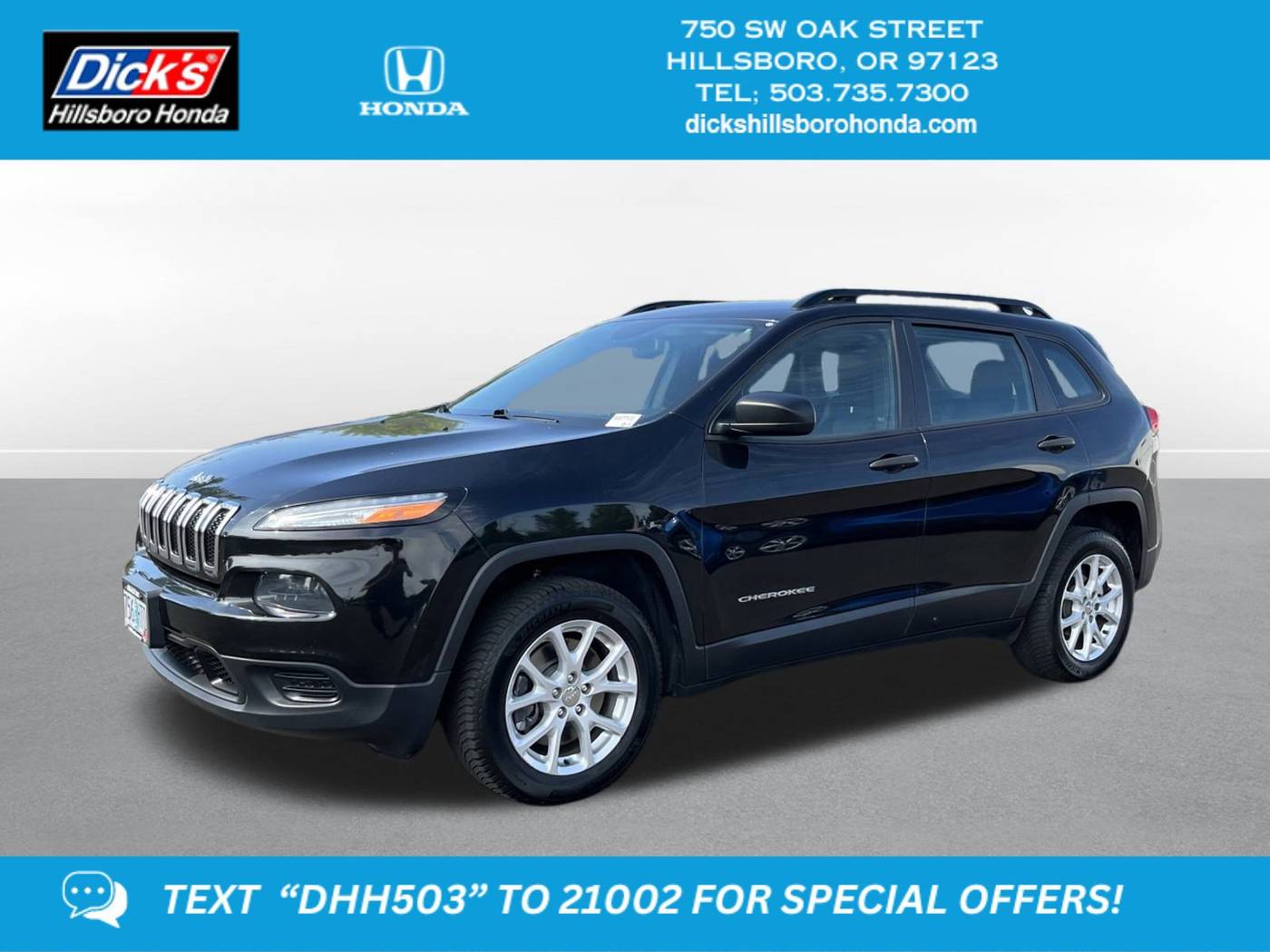 2015 Jeep Cherokee Sport — SUV — 104,821 mi — Hillsboro, OR