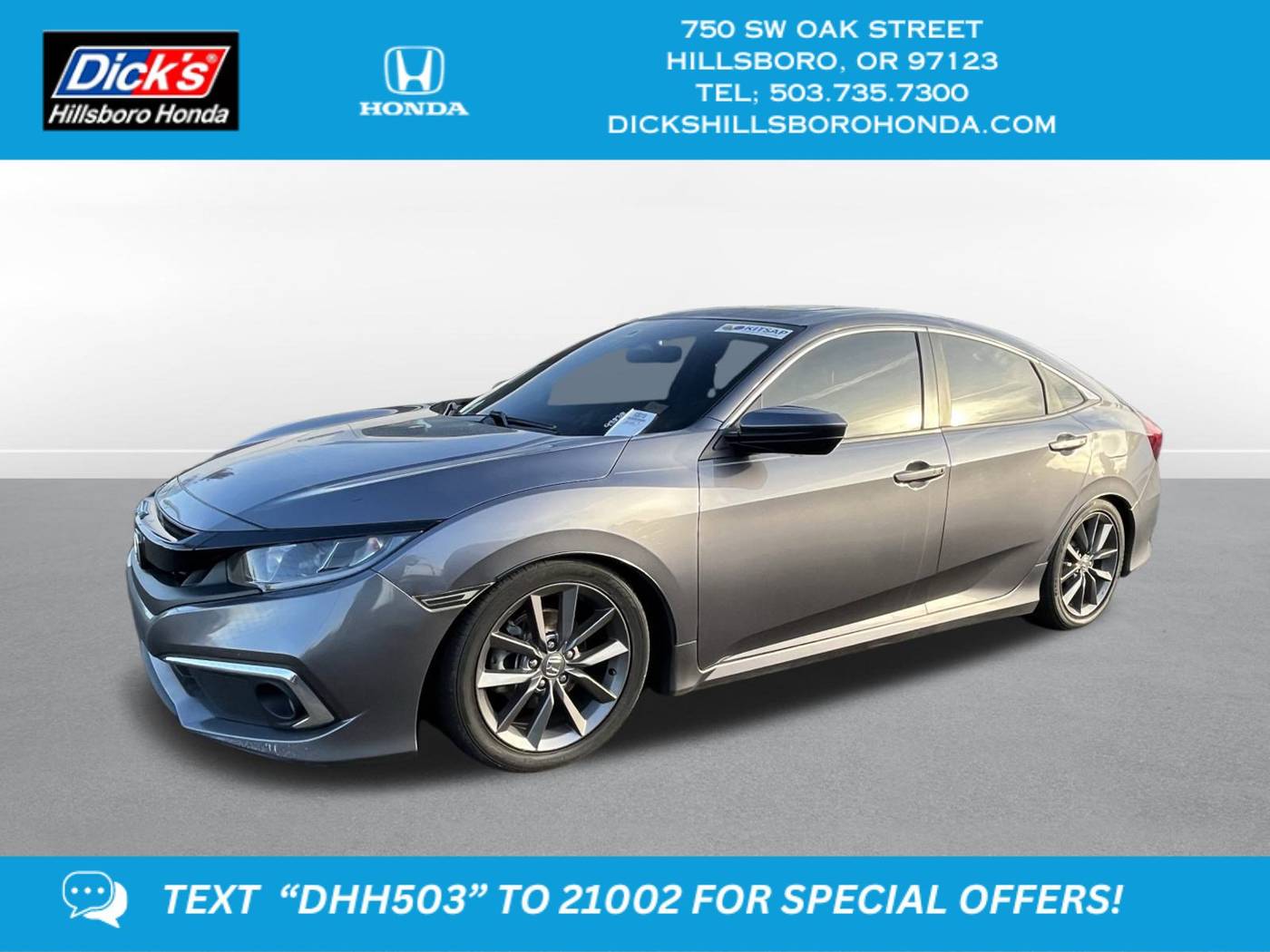 2020 Honda Civic EX-L — Sedan — 91,881 mi — Hillsboro, OR